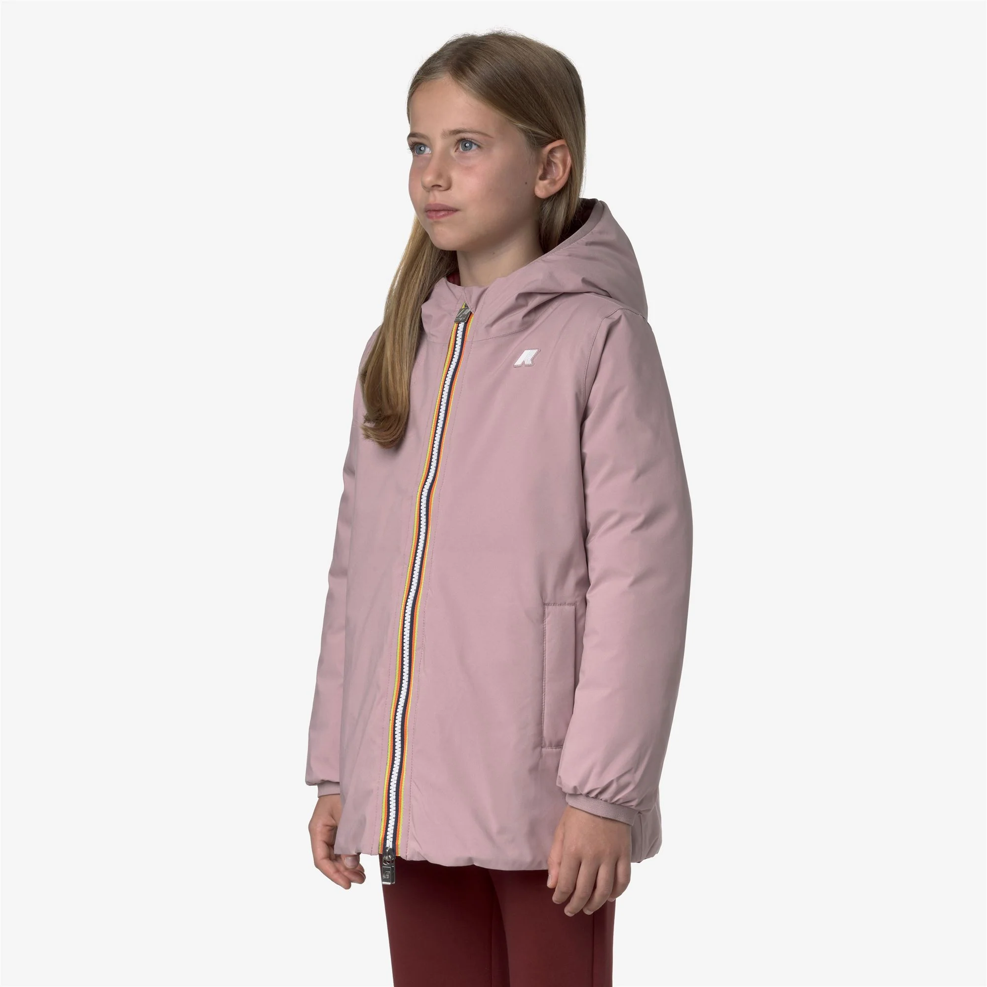 P. SOPHIE ST THERMO REVERSIBLE - Jackets - Mid - Girl - ROSE PINKISH-RED SYRAH - Image 5