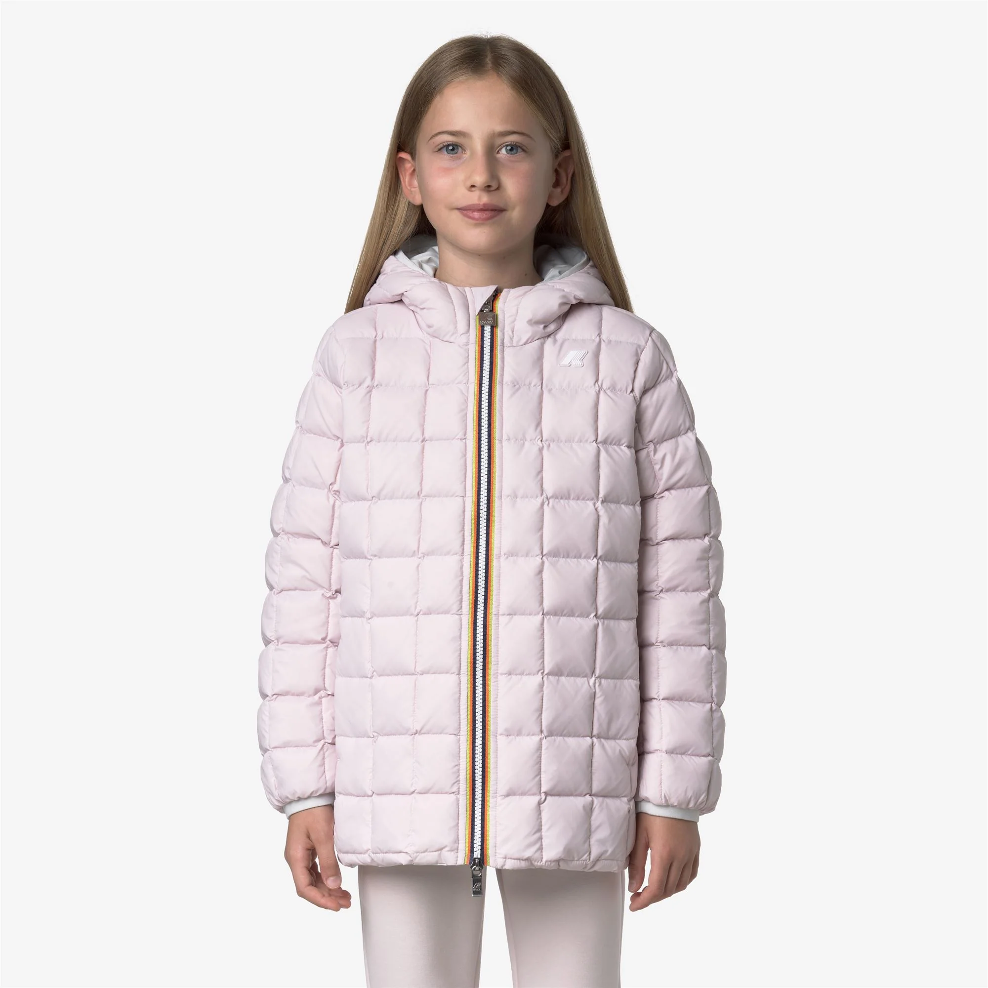 P. SOPHIE ST THERMO REVERSIBLE - Jackets - Mid - Girl - WHITE GARDENIA-ROSE HUSHED - Image 3