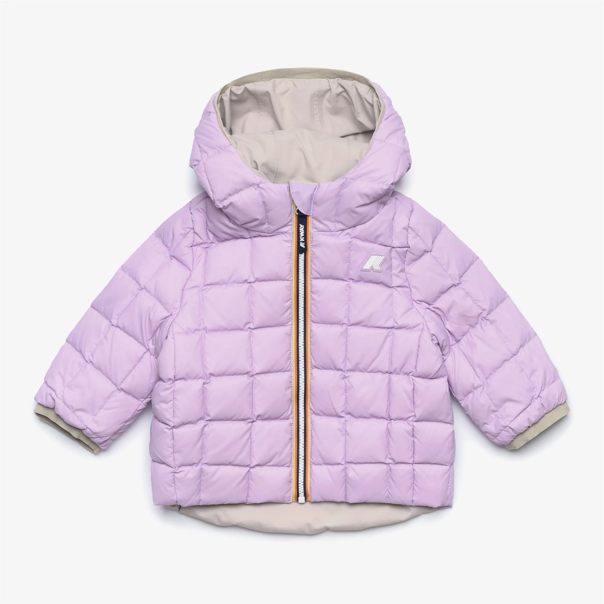 E. JACK ST THERMO REVERSIBLE - Jackets - Short - Kid unisex - BEIGE GREY-VIOLET LT LILAC - Image 3