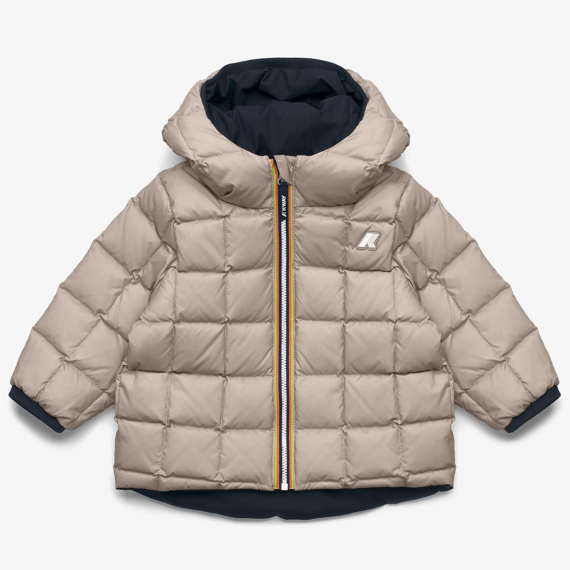 E. JACK ST THERMO REVERSIBLE - Jackets - Short - Kid unisex - BLUE DEPTH-BEIGE CASHMERE - Image 3