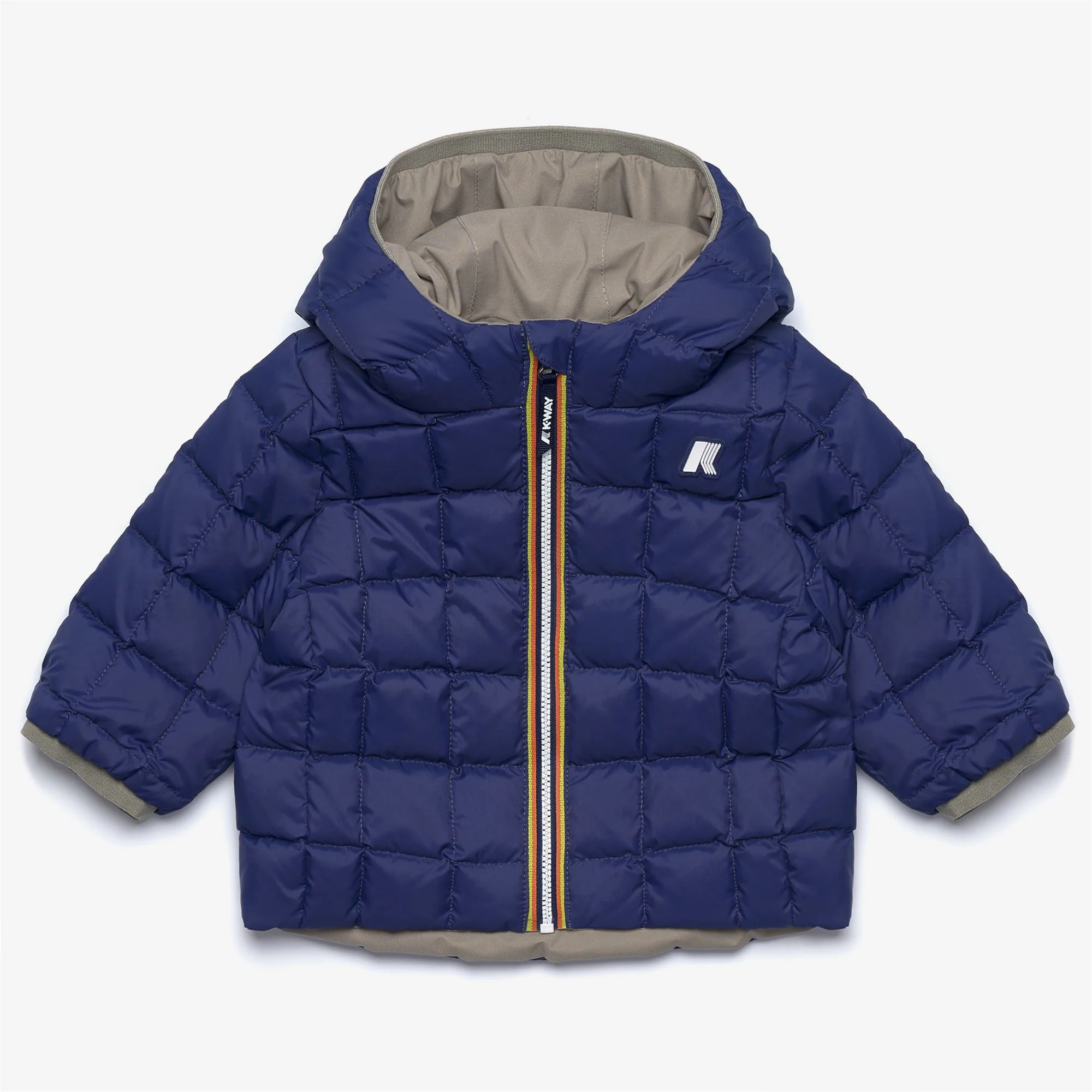E. JACK ST THERMO REVERSIBLE - Jackets - Short - Kid unisex - GREEN OAK-BLUE DEEP COBALT - Image 3