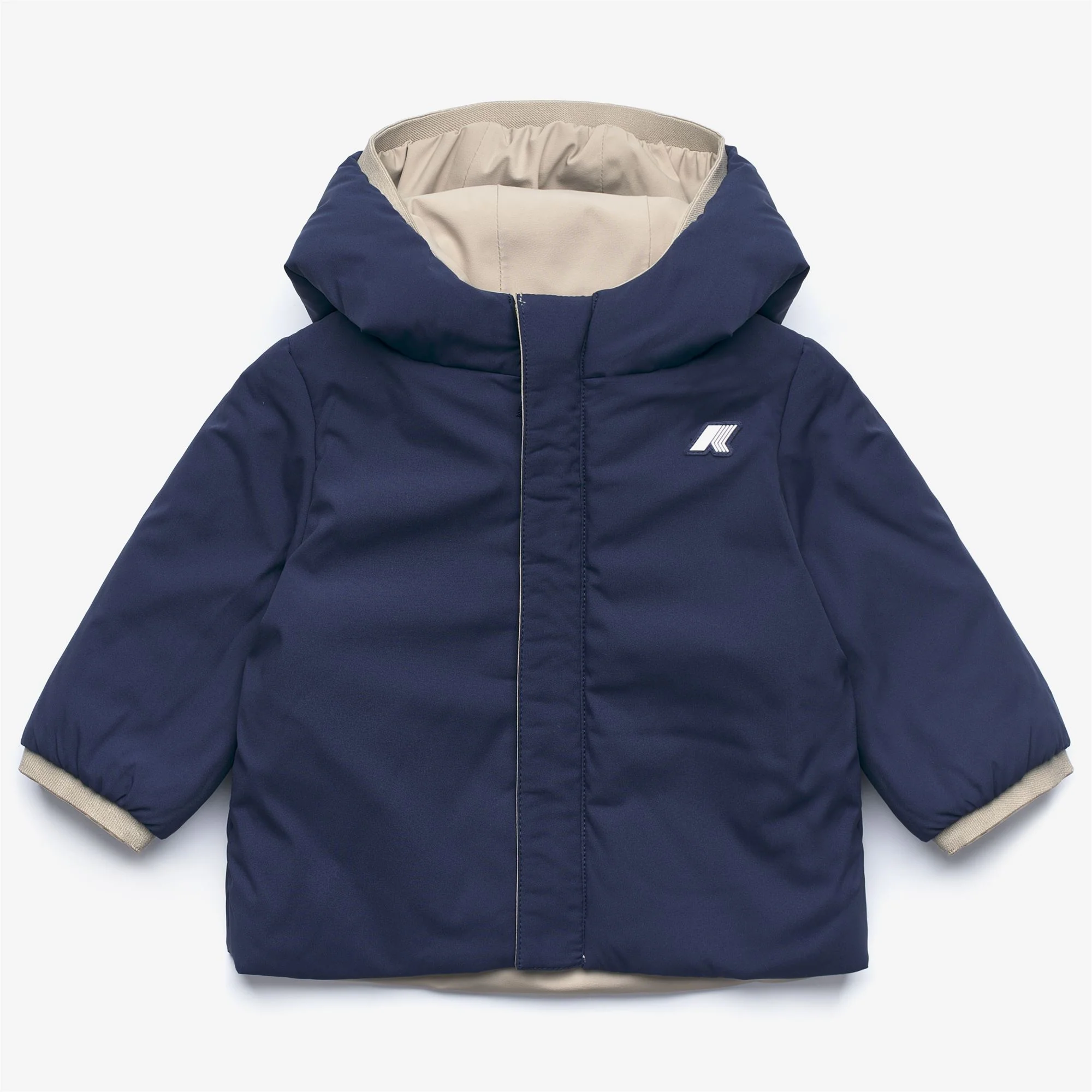 E. JACK ST WARM REVERSIBLE - Jackets - Short - Kid unisex - BEIGE CASHMERE-BLUE DEEP COBALT - Image 3