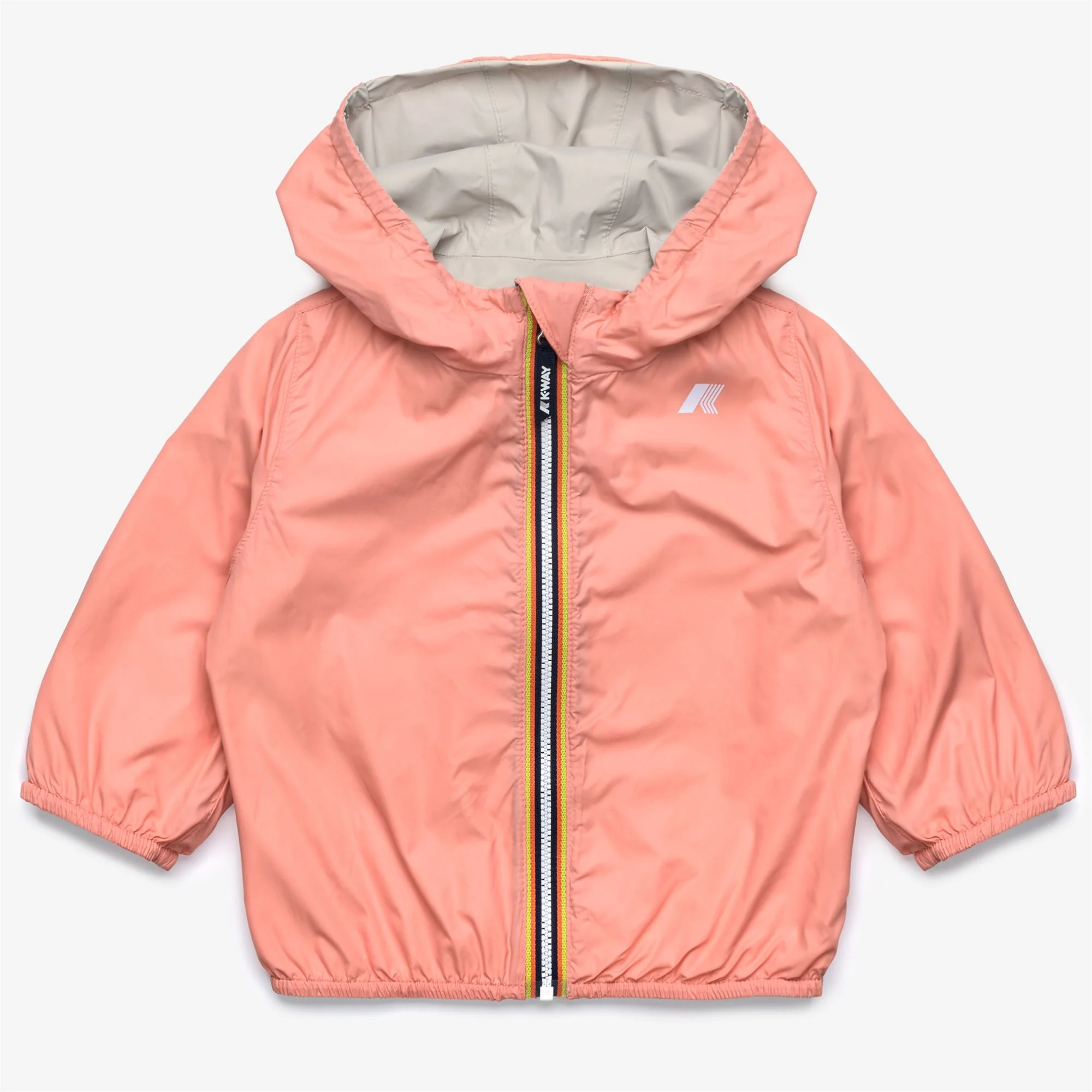 E. JAKE PLUS.2 REVERSIBLE - Jackets - Short - Kid unisex - BEIGE LT-PINK PAMPLEMOUSSE - Image 3