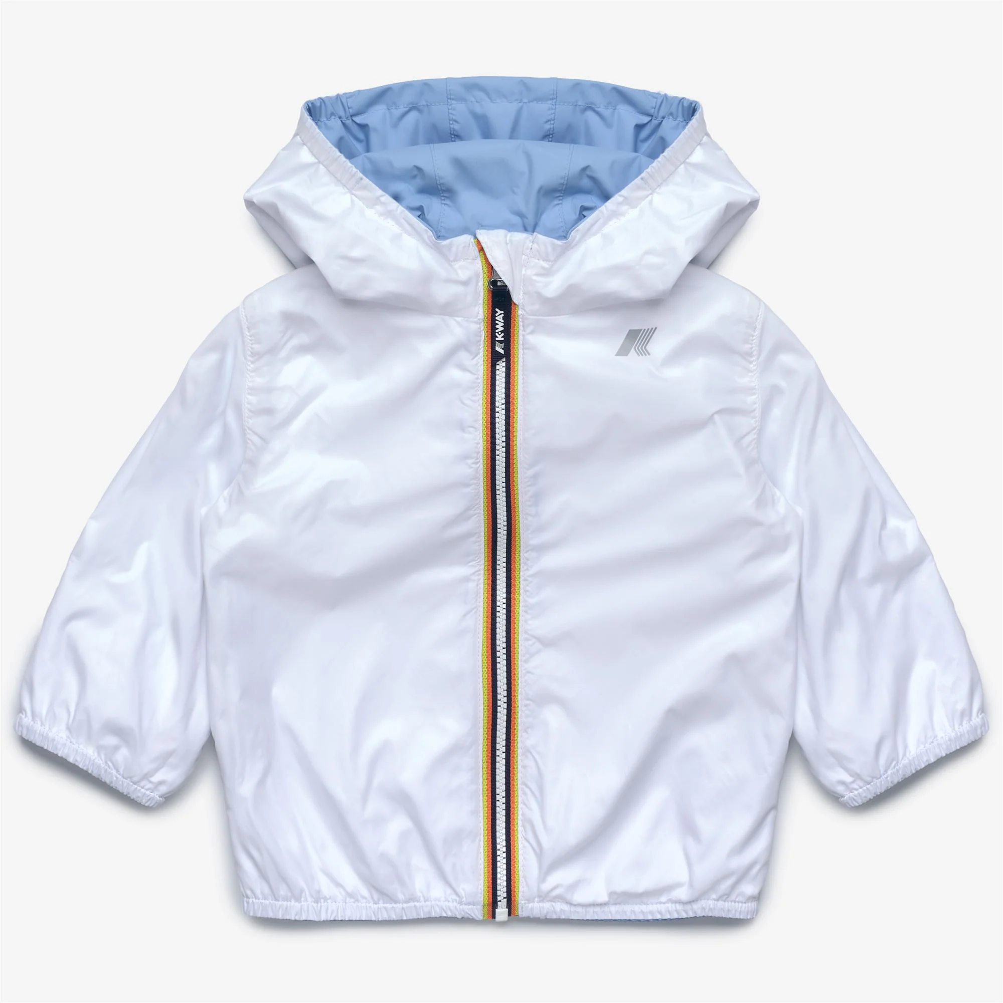 E. JAKE PLUS.2 REVERSIBLE - Jackets - Short - Kid unisex - BLUE CIELO-WHITE - Image 3