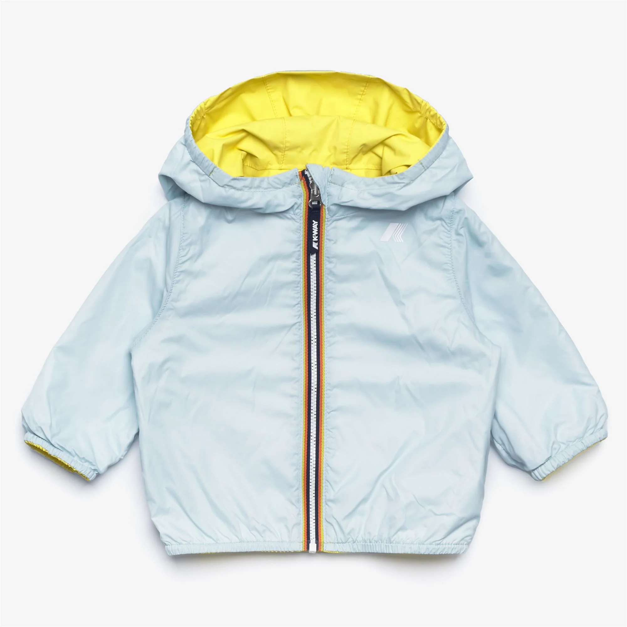 E. JAKE PLUS.2 REVERSIBLE - Jackets - Short - Kid unisex - GREEN ACACIA-BLUE BABY - Image 3