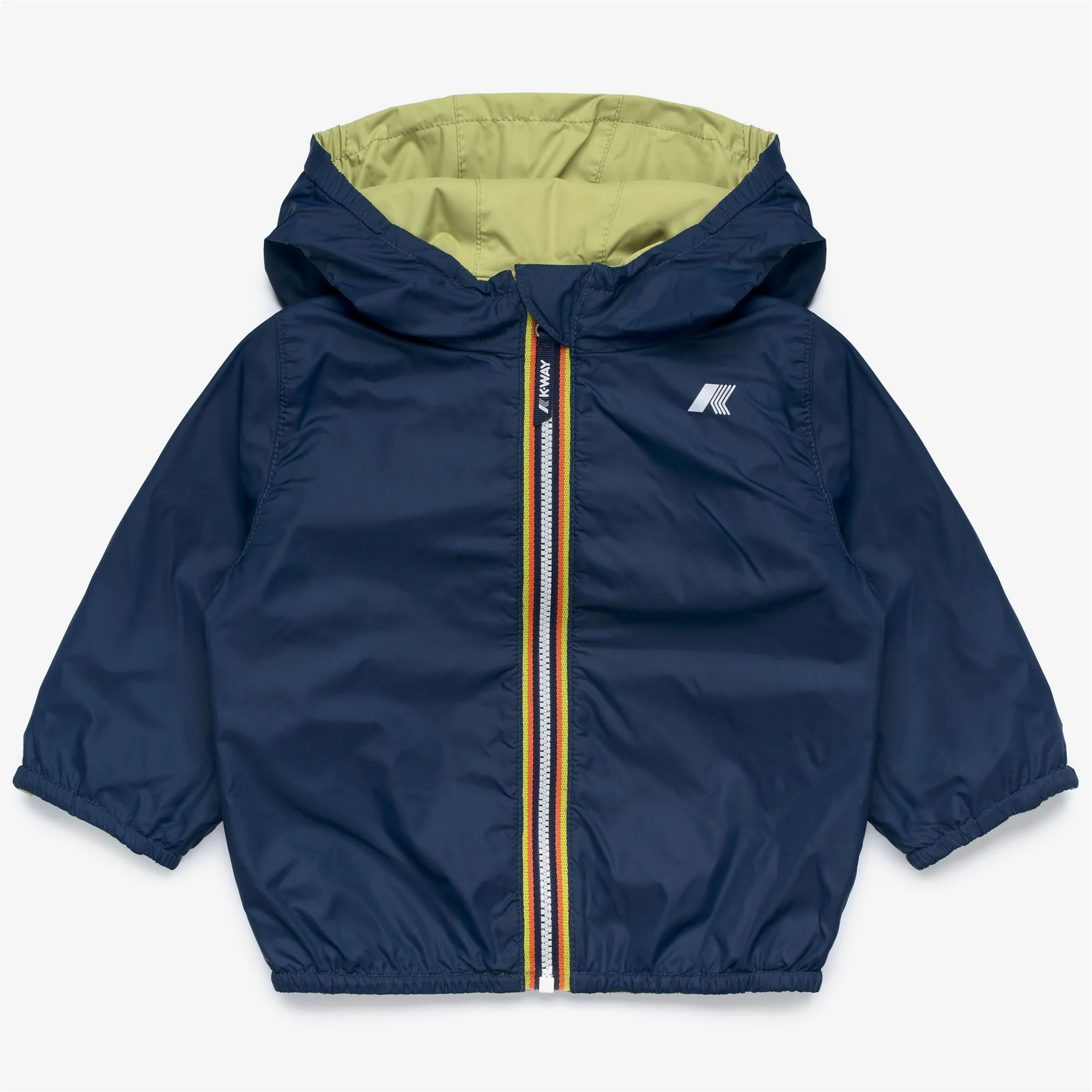 E. JAKE PLUS.2 REVERSIBLE - Jackets - Short - Kid unisex - GREEN DK LIME-BLUE INSIGNIA - Image 3