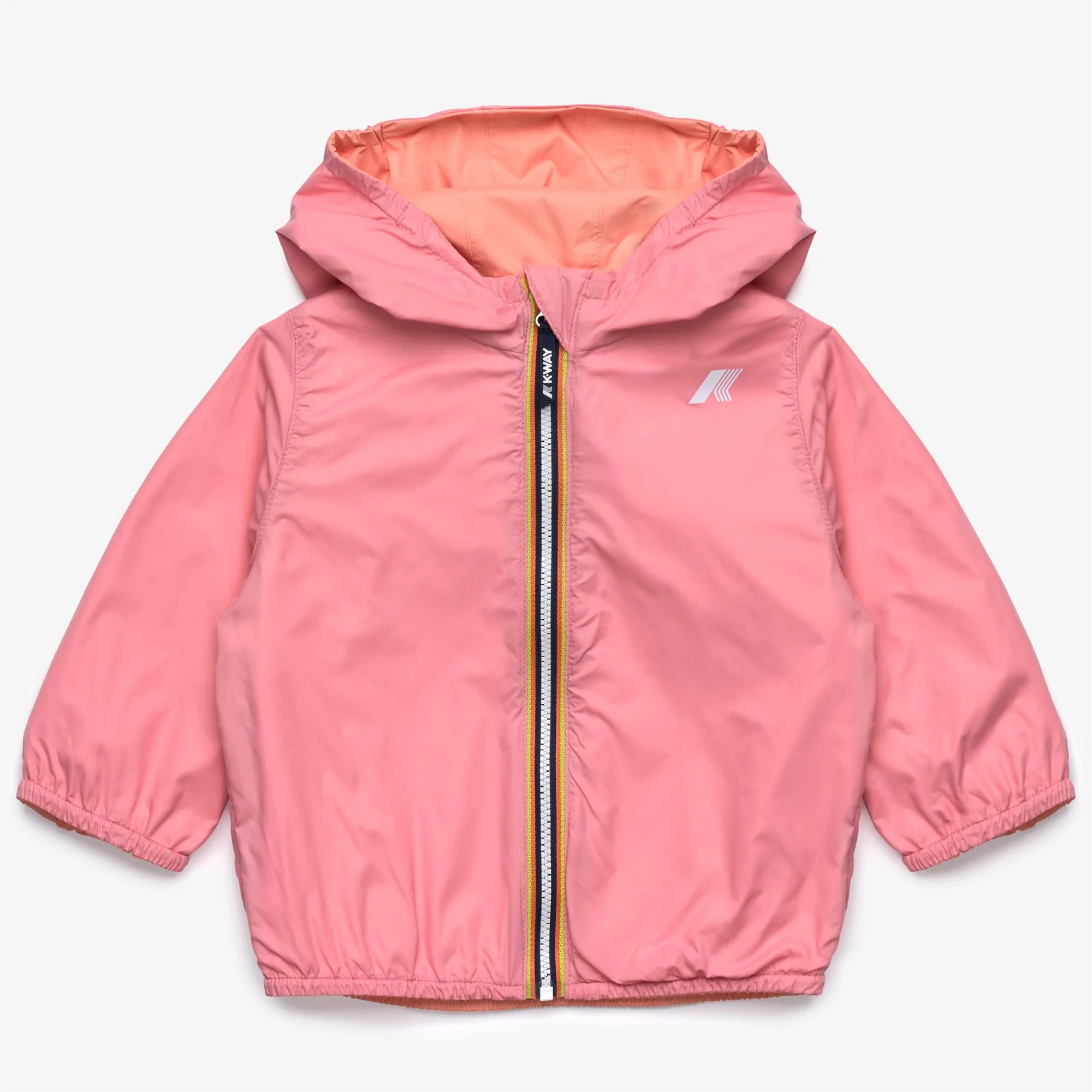 E. JAKE PLUS.2 REVERSIBLE - Jackets - Short - Kid unisex - PINK PAMPLEMOUSSE-PINK GERANIUM - Image 3