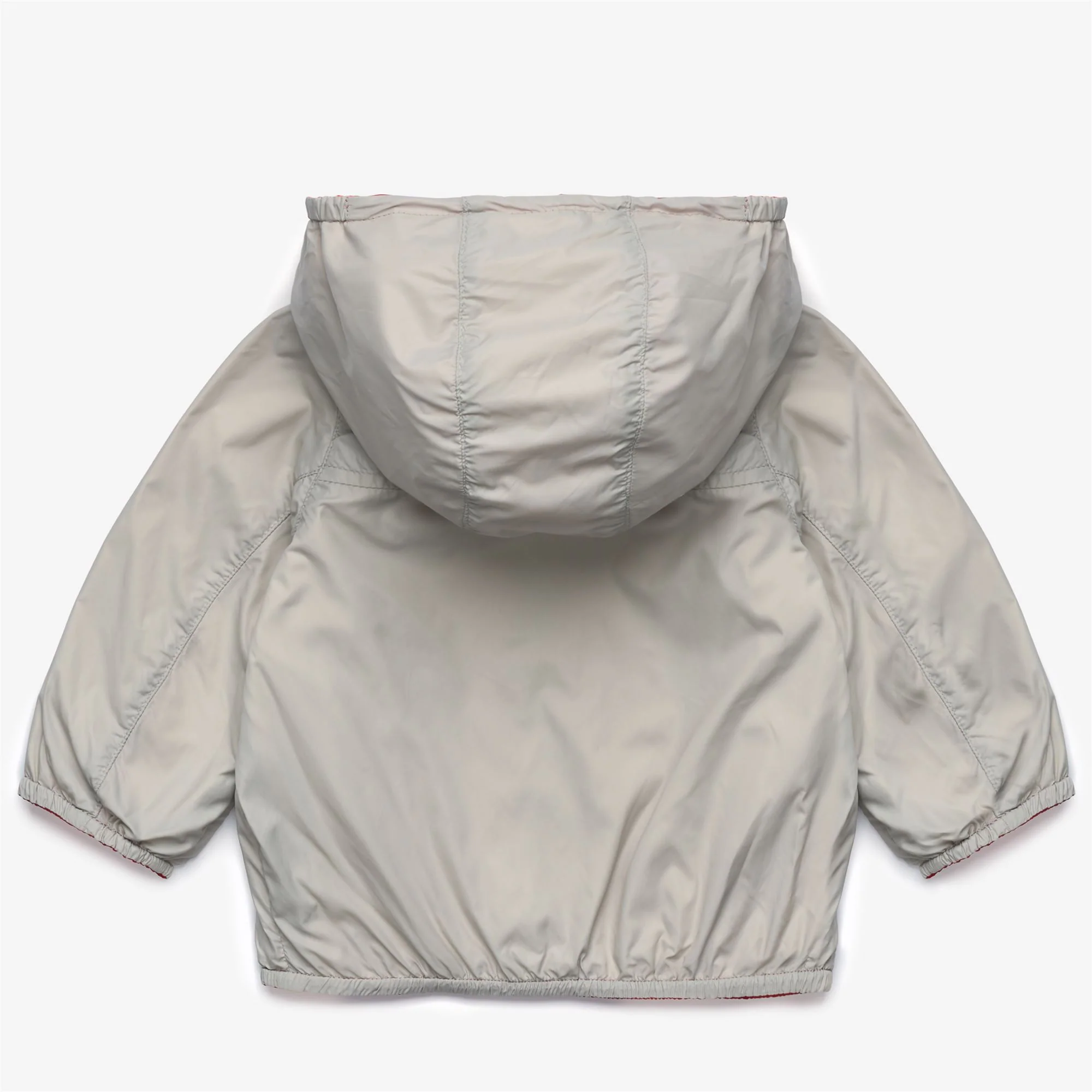 E. JAKE PLUS.2 REVERSIBLE - Jackets - Short - Kid unisex - RED POPPY-BEIGE LT - Image 4