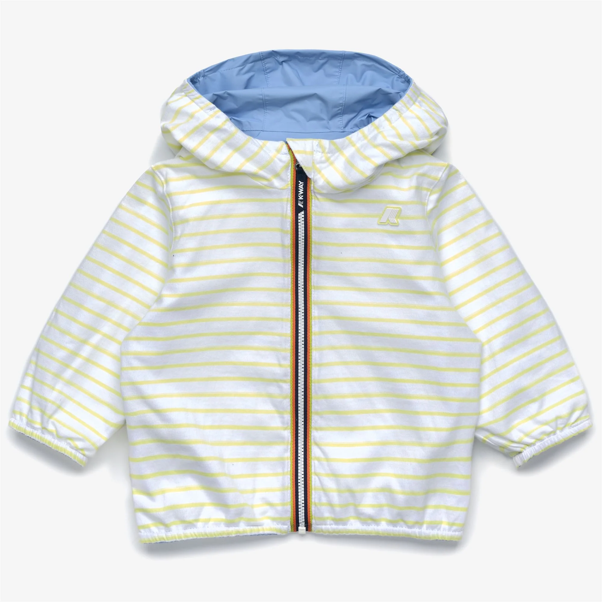 E. JAKE PLUS.2 JERSEY REVERSIBLE - Jackets - Short - Kid unisex - BLUE CIELO-WHITE-YELLOW LIME - Image 3