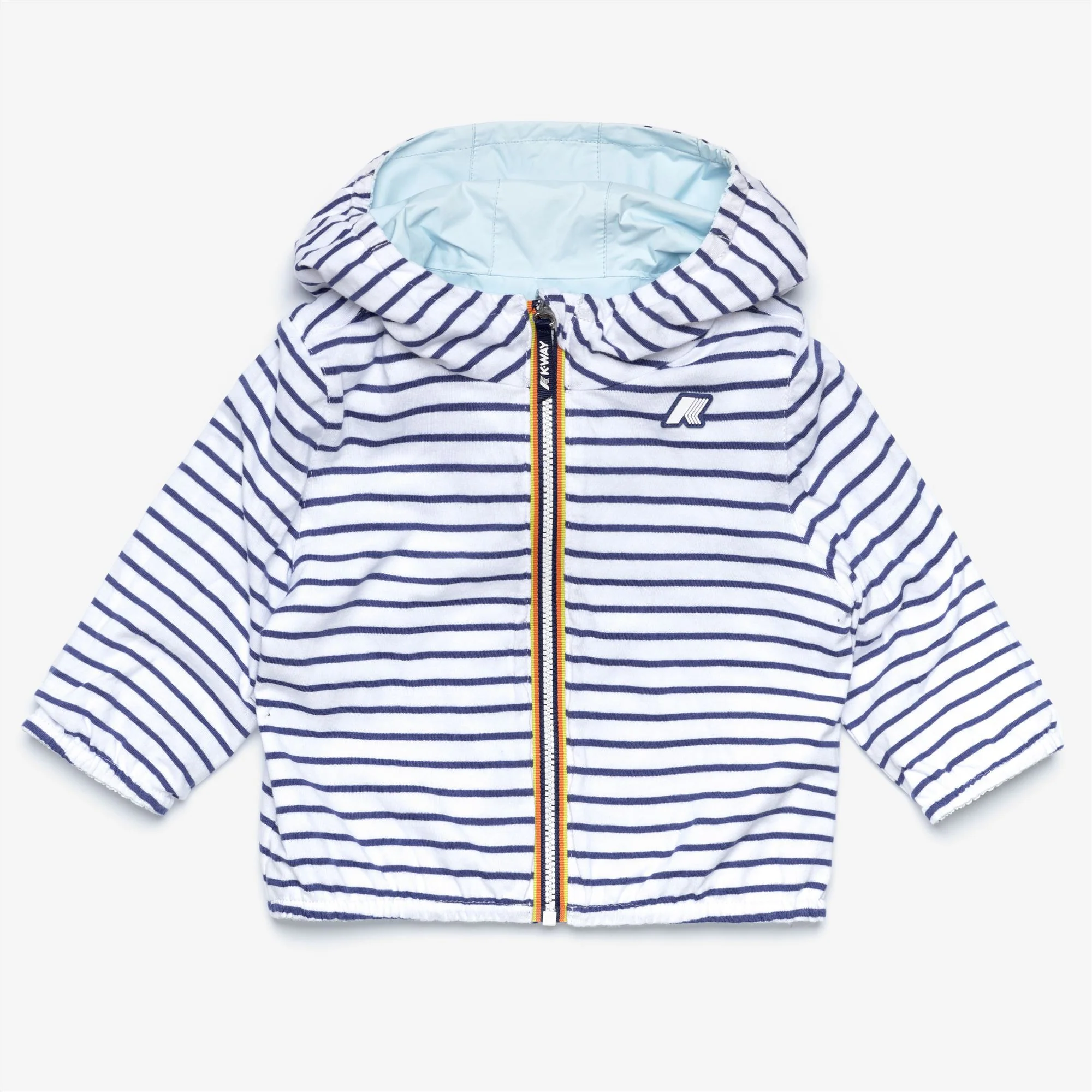 E. JAKE PLUS.2 JERSEY REVERSIBLE - Jackets - Short - Kid unisex - BLUE STRIPES - Image 3