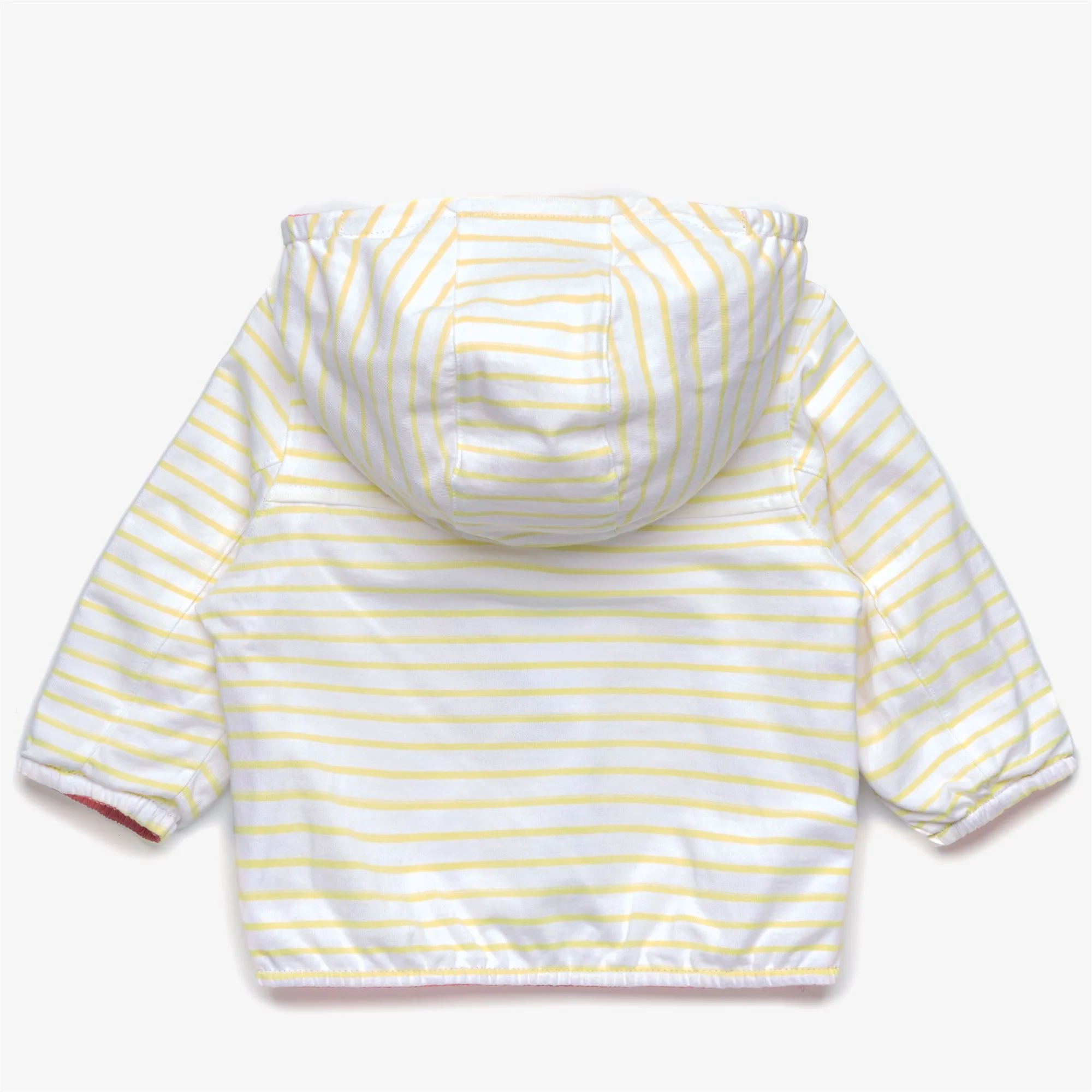E. JAKE PLUS.2 JERSEY REVERSIBLE - Jackets - Short - Kid unisex - PINK GERANIUM-WHITE-YELLOW LIME - Image 4