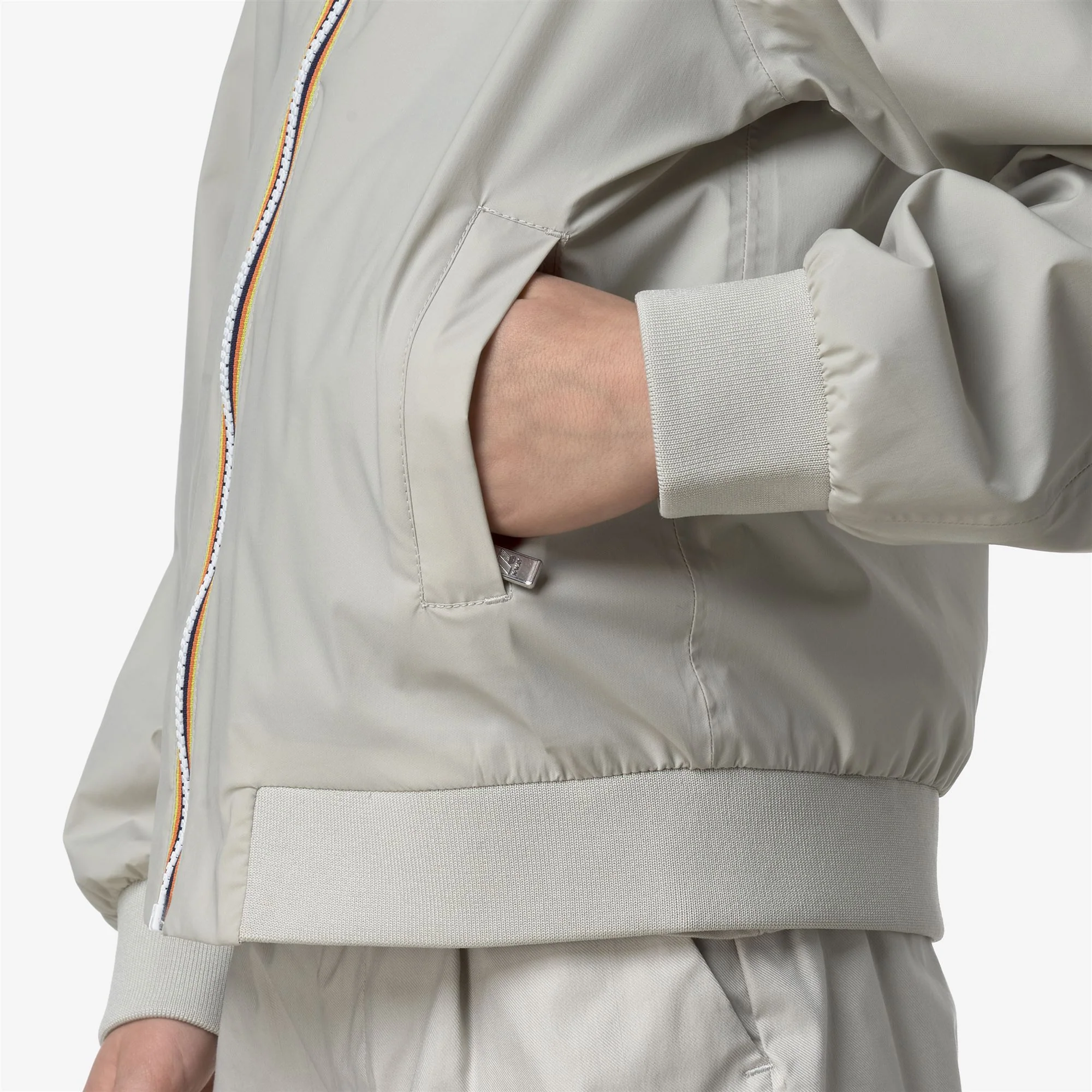 P. AORELIAN STRETCH  NYLON JERSEY - Jackets - Mid - Kid unisex - BEIGE LT - Image 2
