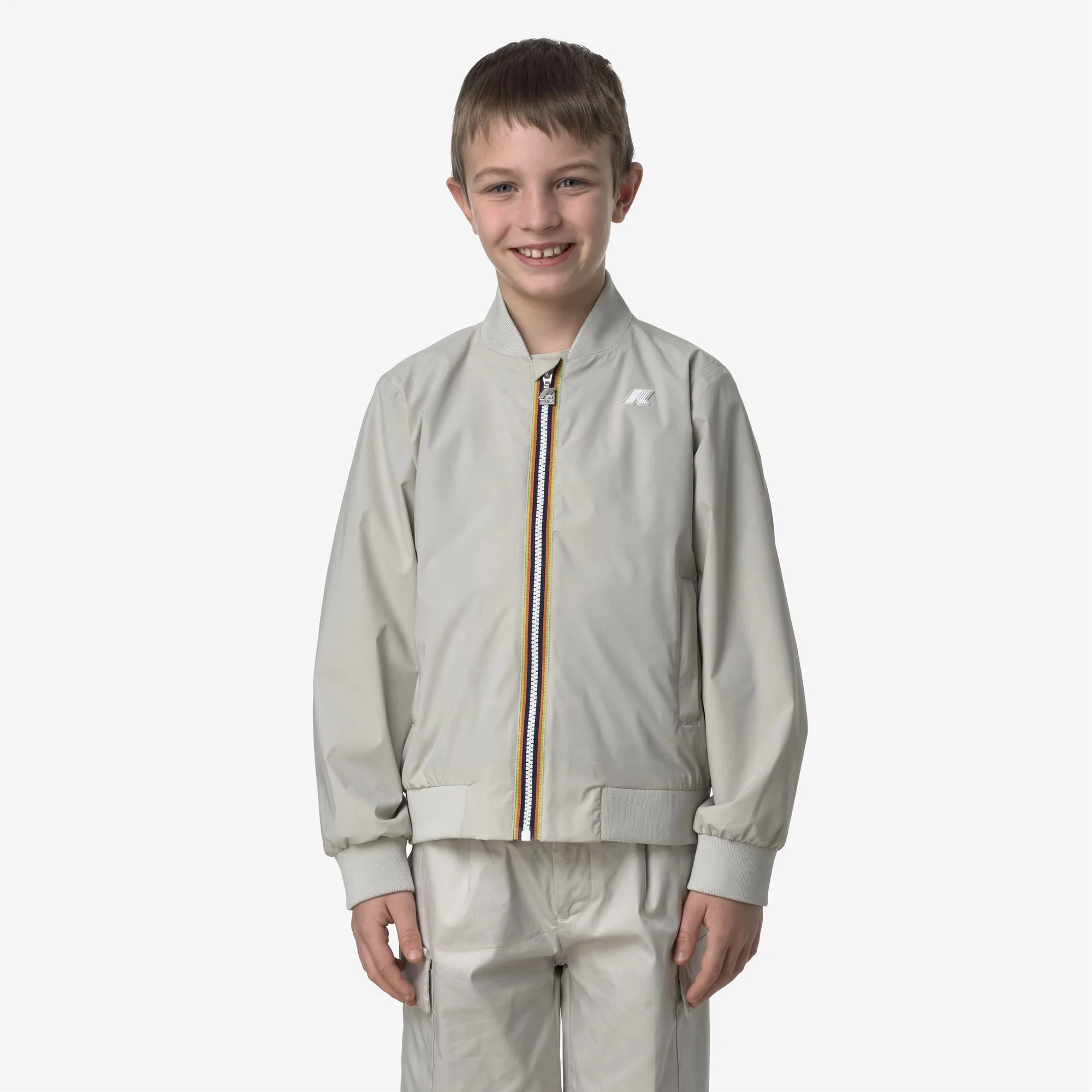 P. AORELIAN STRETCH  NYLON JERSEY - Jackets - Mid - Kid unisex - BEIGE LT - Image 3