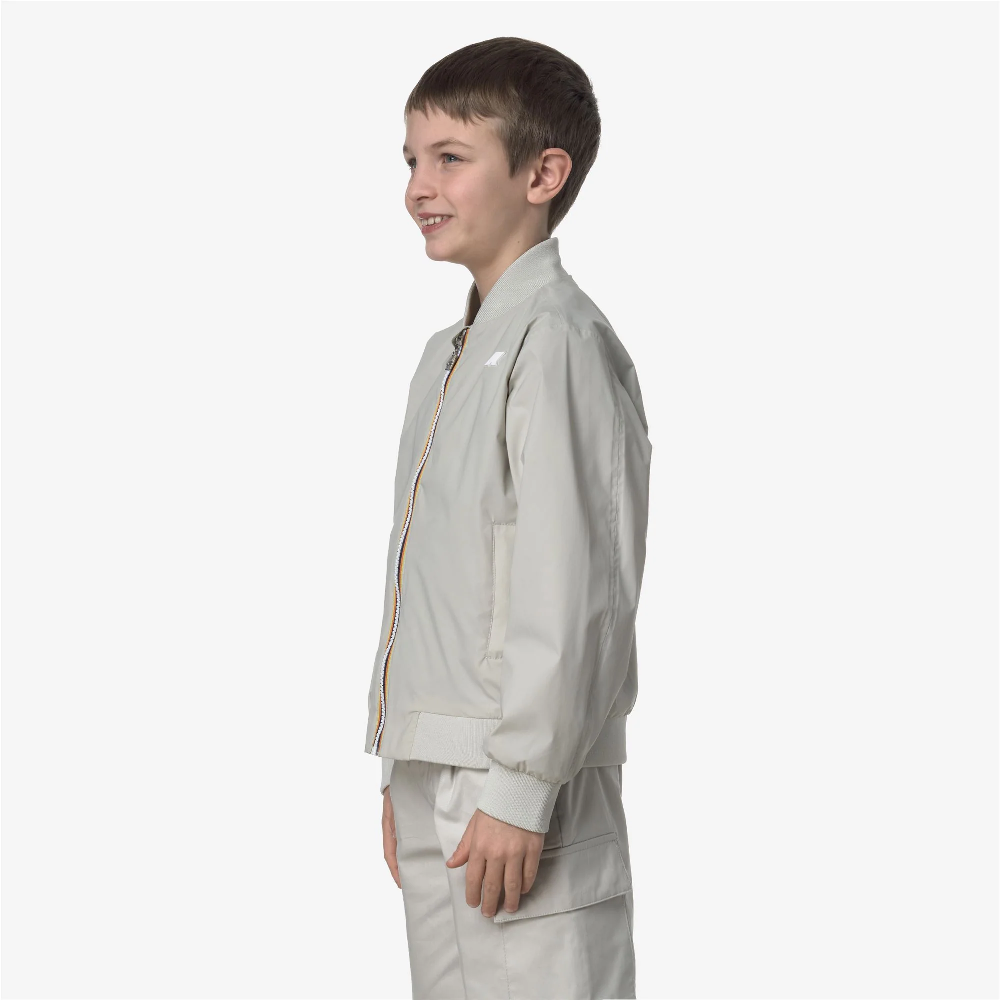 P. AORELIAN STRETCH  NYLON JERSEY - Jackets - Mid - Kid unisex - BEIGE LT - Image 4
