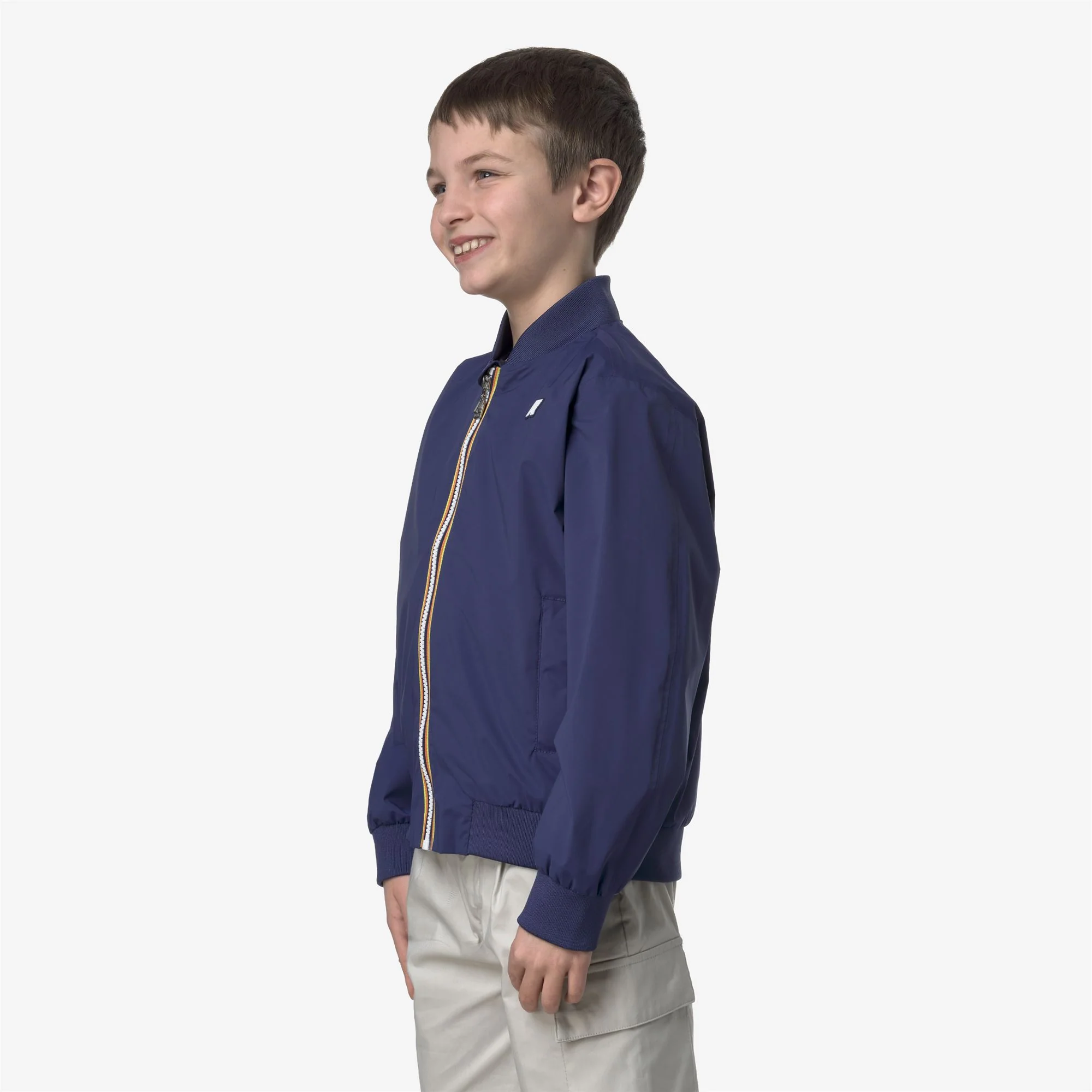 P. AORELIAN STRETCH  NYLON JERSEY - Jackets - Mid - Kid unisex - BLUE DEEP COBALT - Image 4