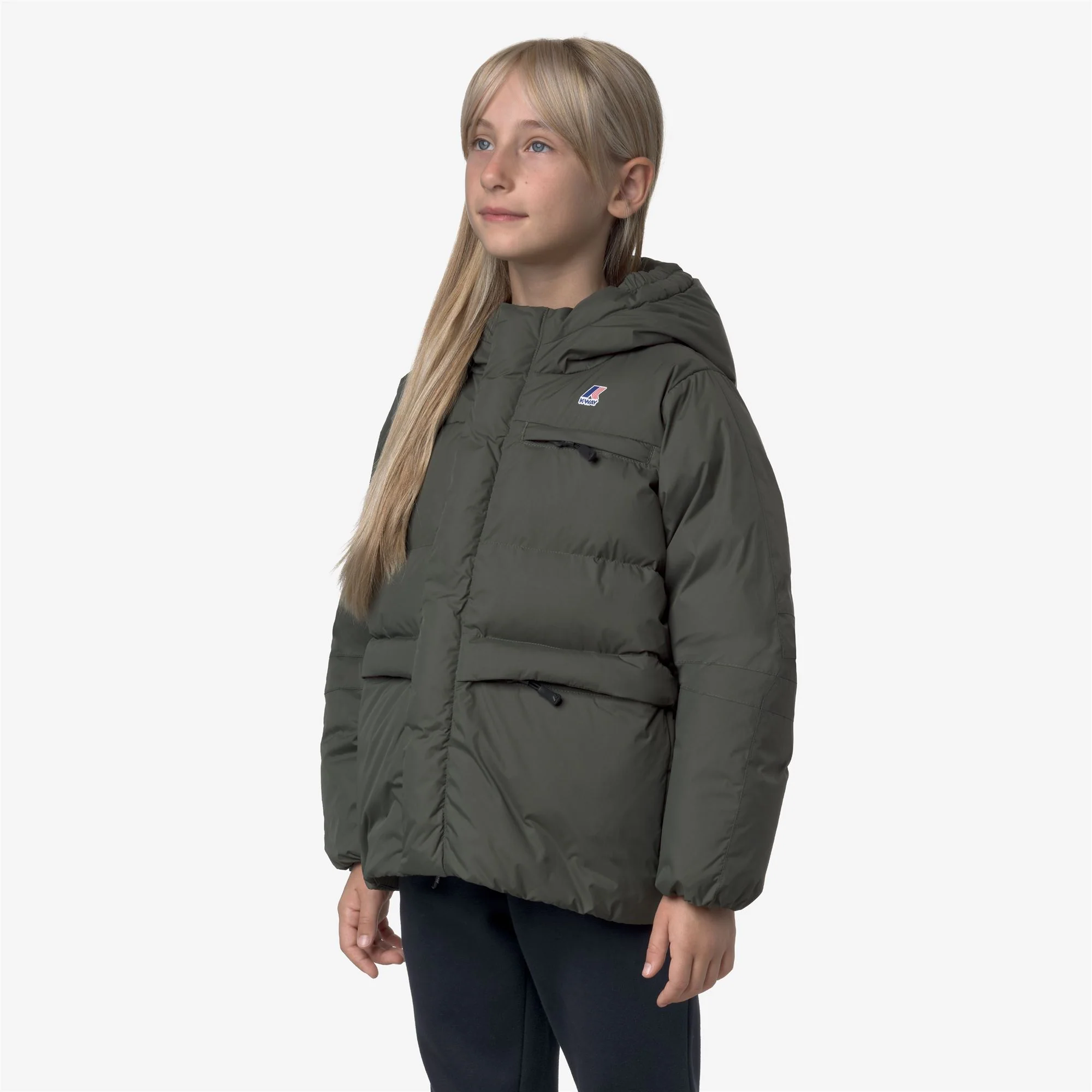 P. LE VRAI 4.0 AURELE HEAVY WARM - Jackets - Mid - Kid unisex - GREEN BLACKISH - Image 4