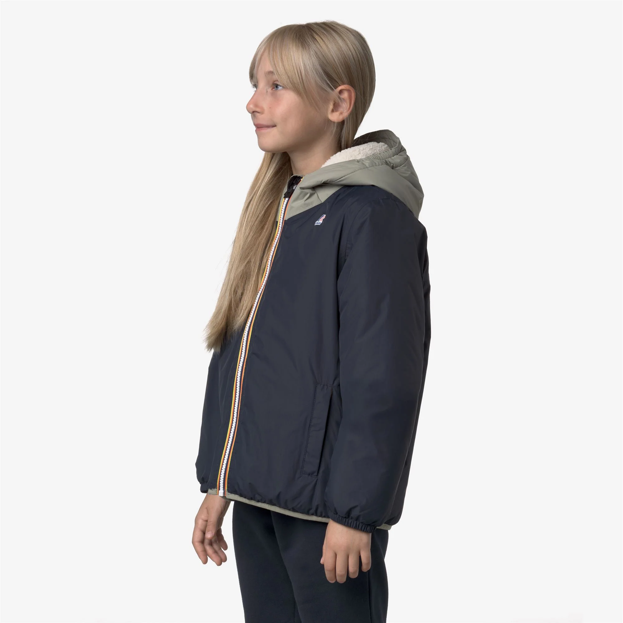 P. LE VRAI 4.0 CLAUDE ORSETTO - Jackets - Mid - Kid unisex - BLUE DEPTH-GREEN OAK - Image 4
