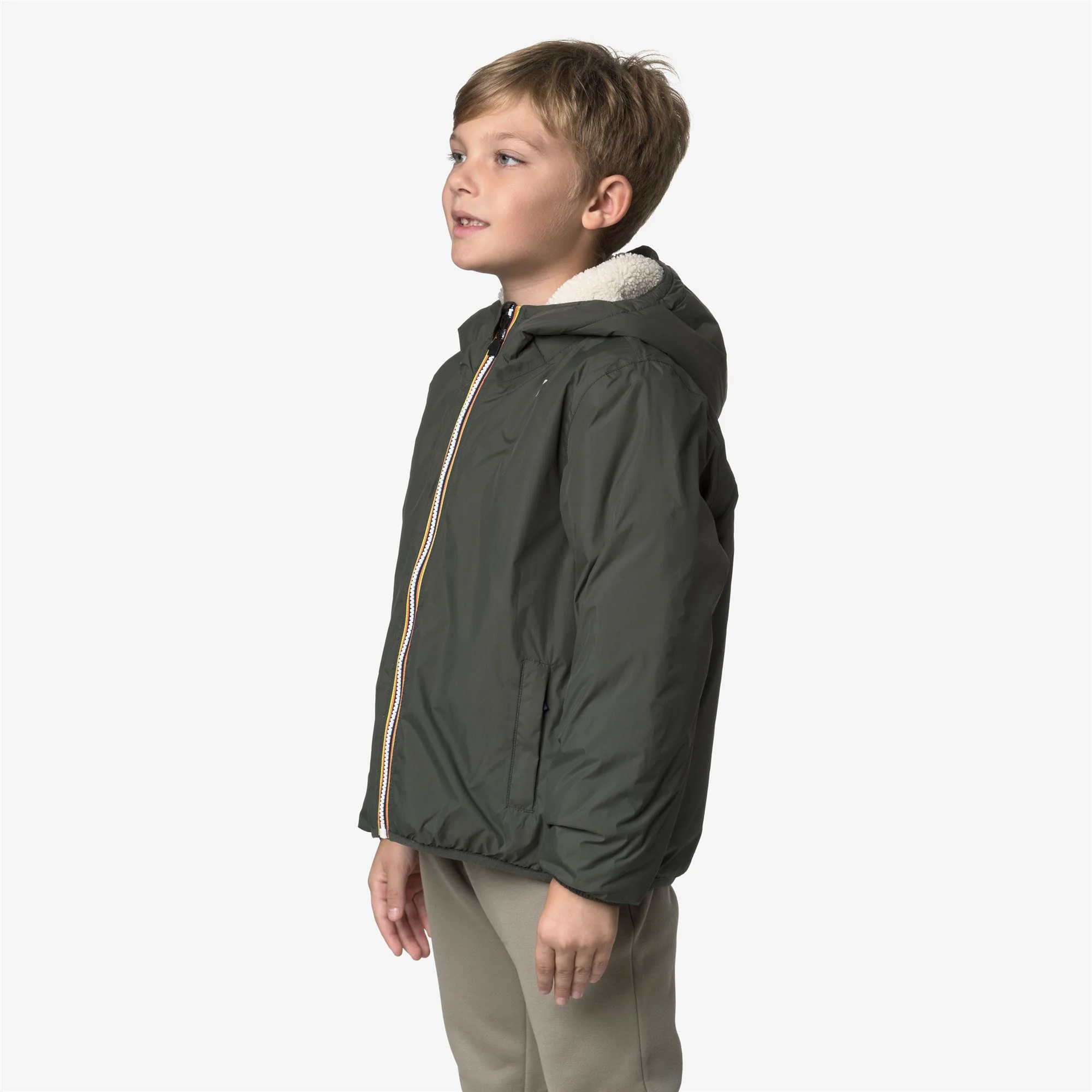 P. LE VRAI 4.0 CLAUDE ORSETTO - Jackets - Mid - Kid unisex - GREEN BLACKISH - Image 4
