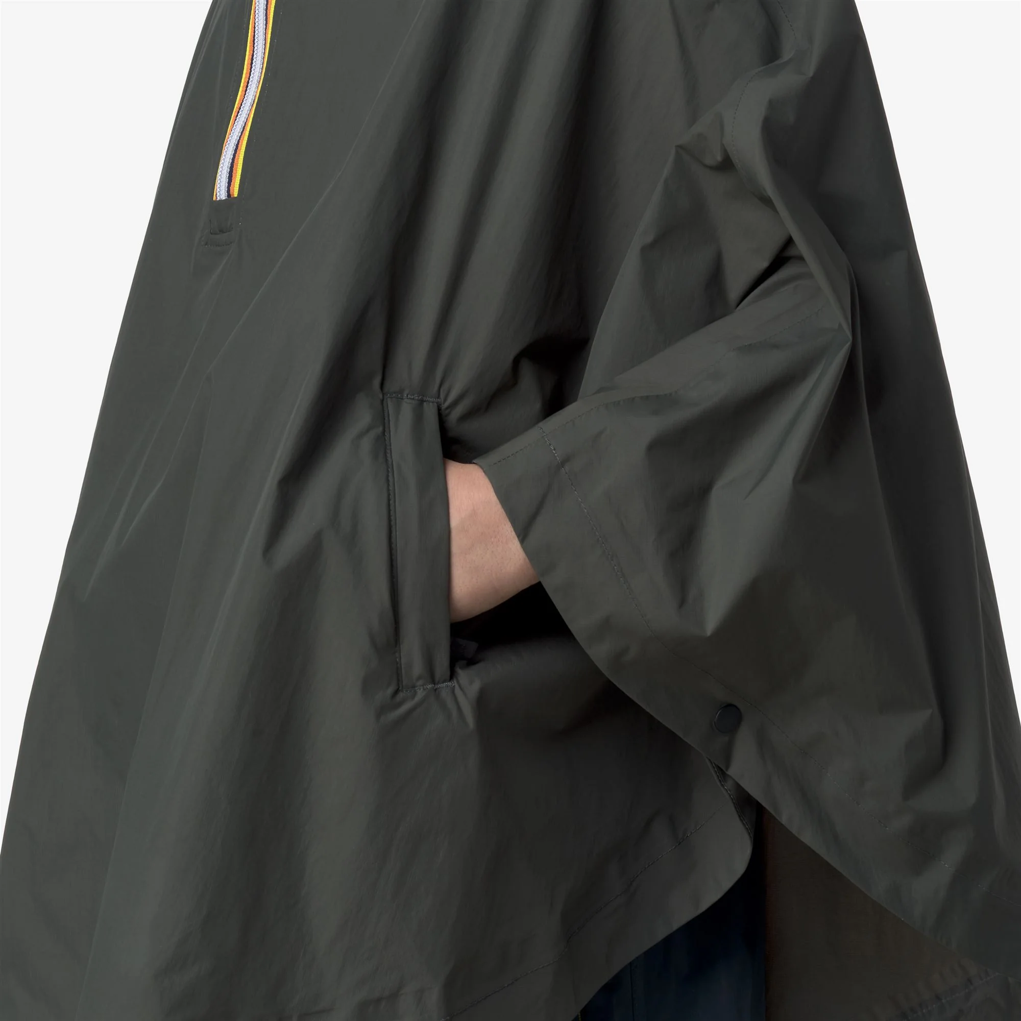 P. LE VRAI 4.0 MORGAN - Jackets - PONCHO - Kid unisex - GREEN BLACKISH - Image 3