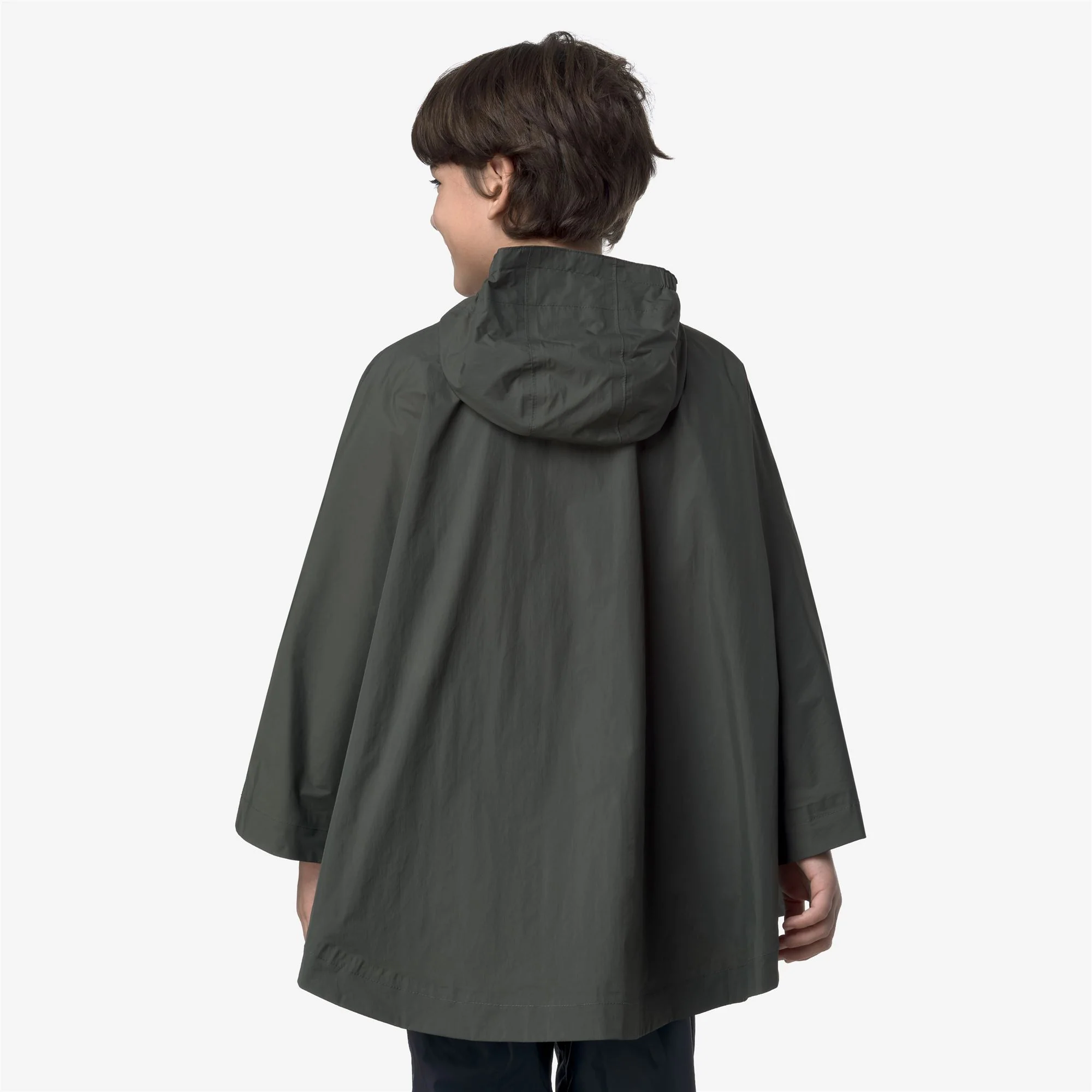 P. LE VRAI 4.0 MORGAN - Jackets - PONCHO - Kid unisex - GREEN BLACKISH - Image 6