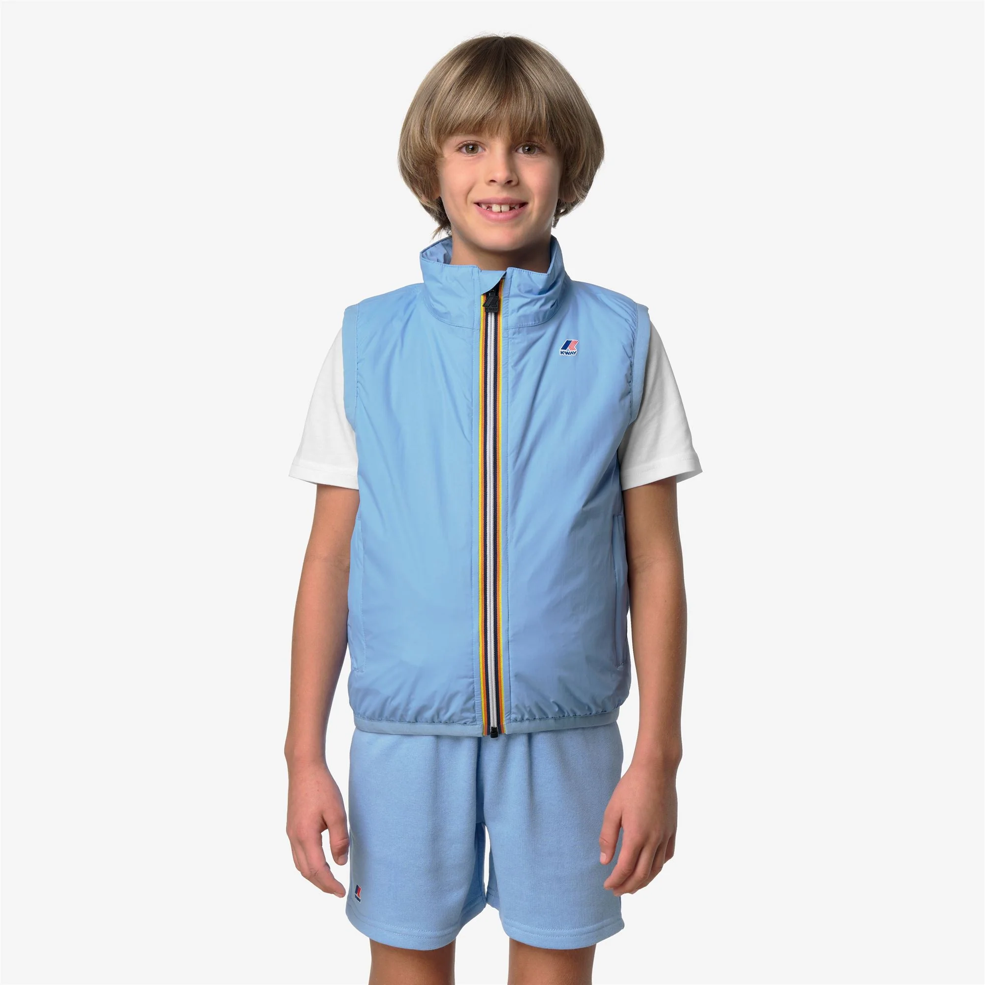 P. LE VRAI 4.0 ROULAND WARM - Jackets - Vest - Kid unisex - BLUE CIELO - Image 4