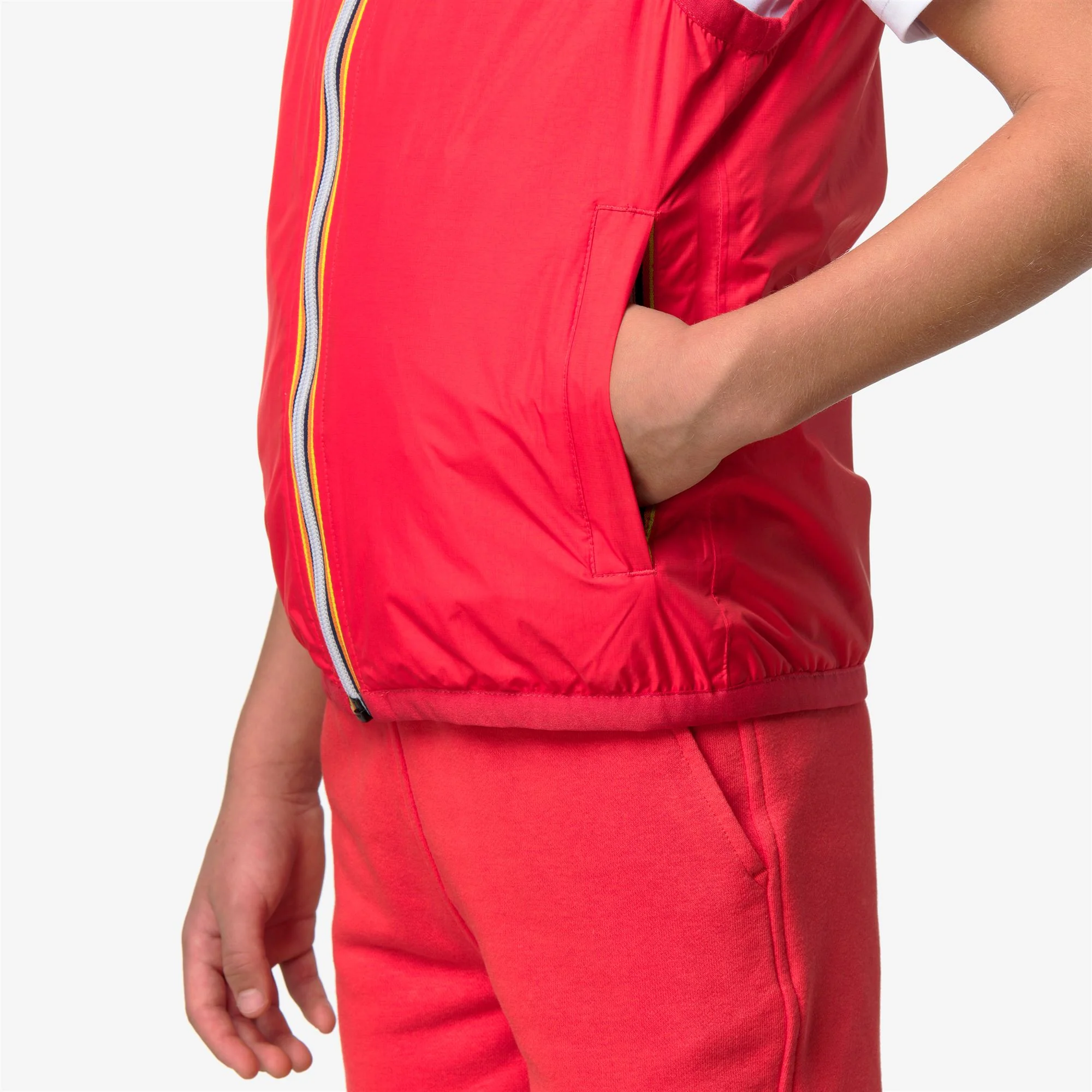P. LE VRAI 4.0 ROULAND WARM - Jackets - Vest - Kid unisex - RED POPPY - Image 3