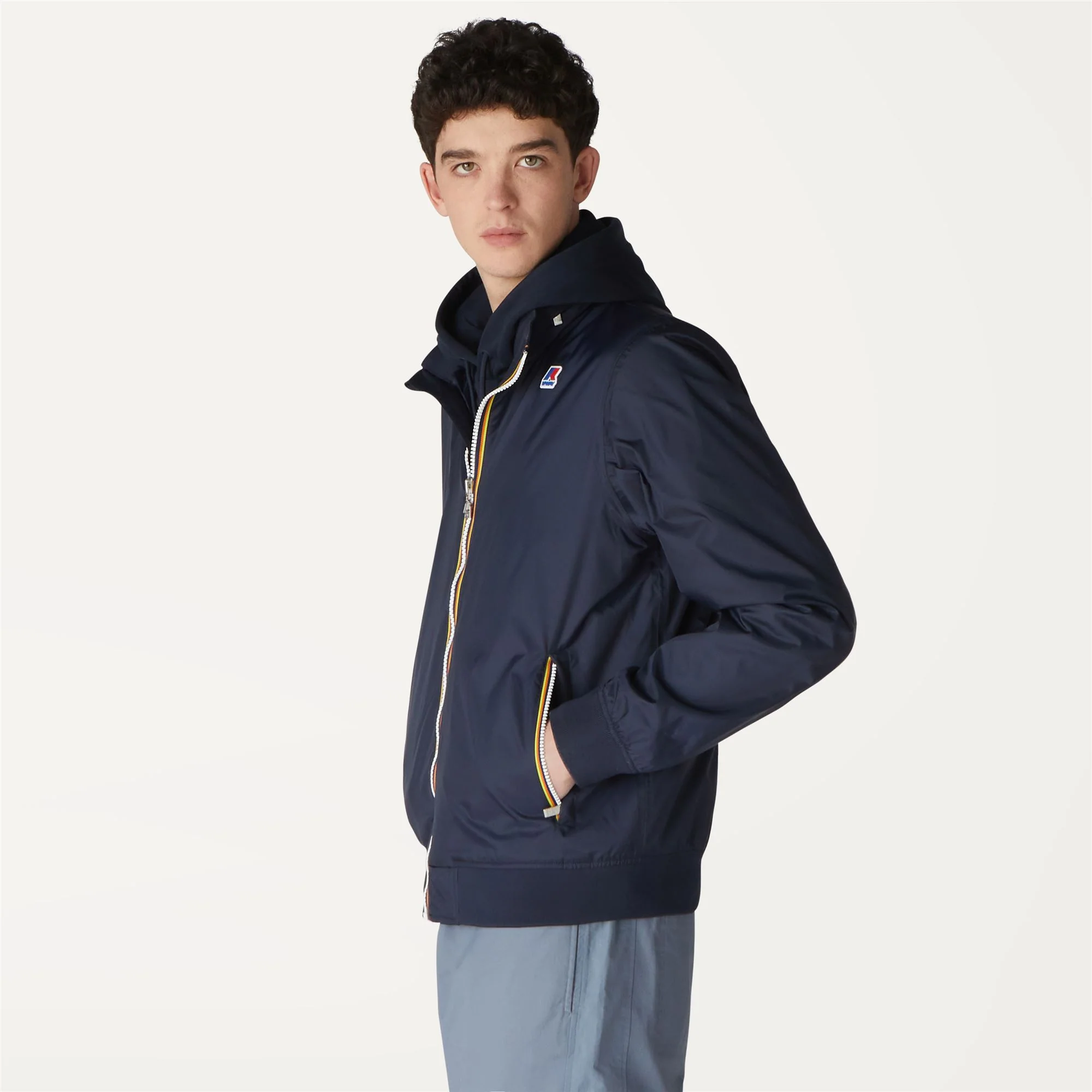 AMAURY NYLON JERSEY - Jackets - Short - Man - BLUE DEPTH - Image 4