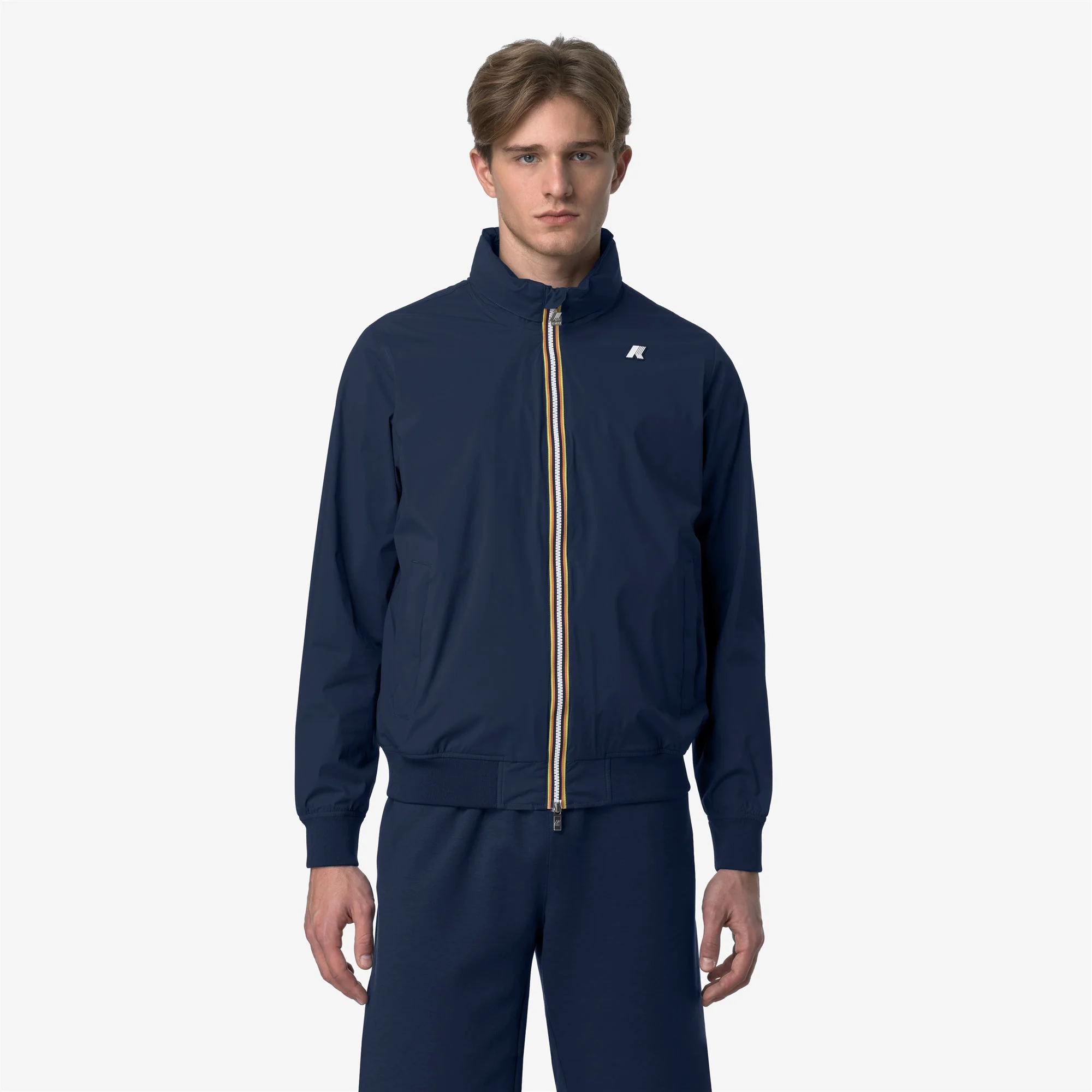 AMAURY  STRETCH NYLON JERSEY - Jackets - Short - Man - BLUE INSIGNIA - Image 3