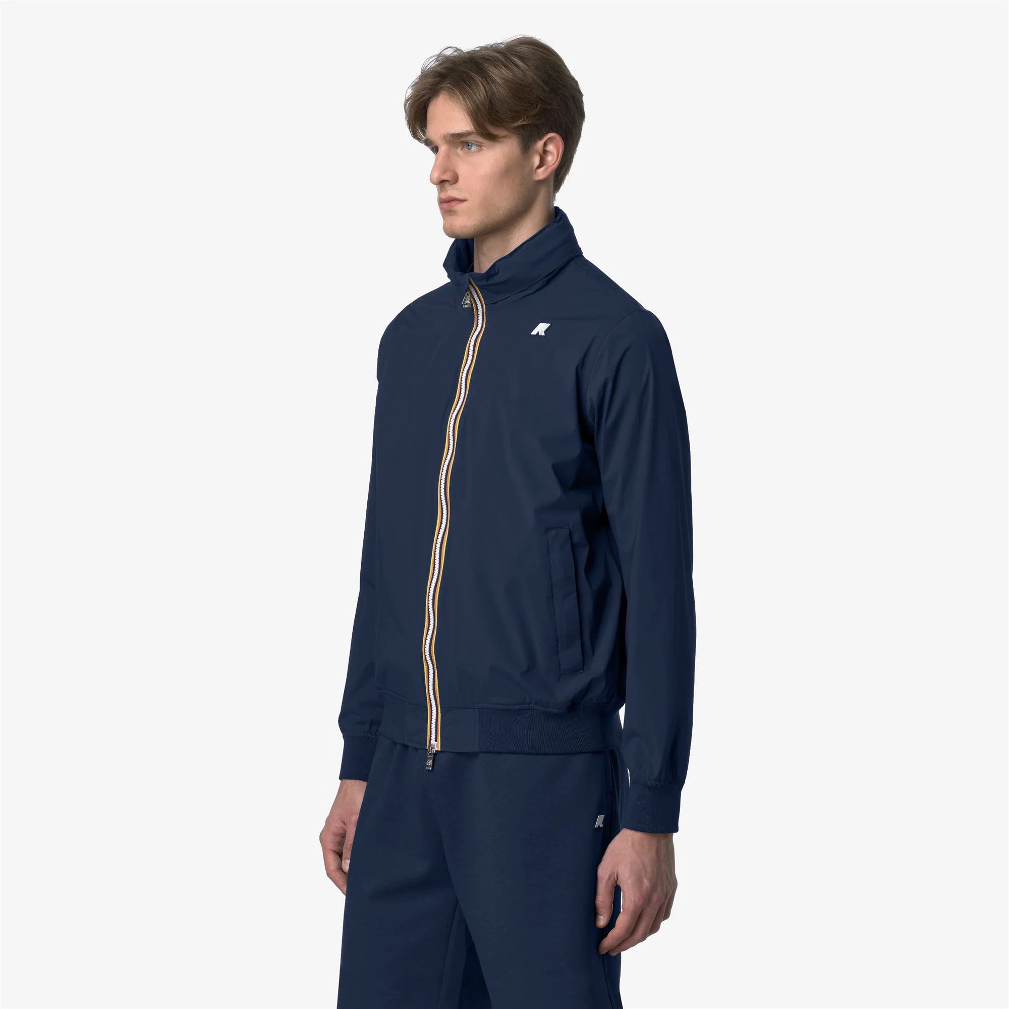AMAURY  STRETCH NYLON JERSEY - Jackets - Short - Man - BLUE INSIGNIA - Image 4