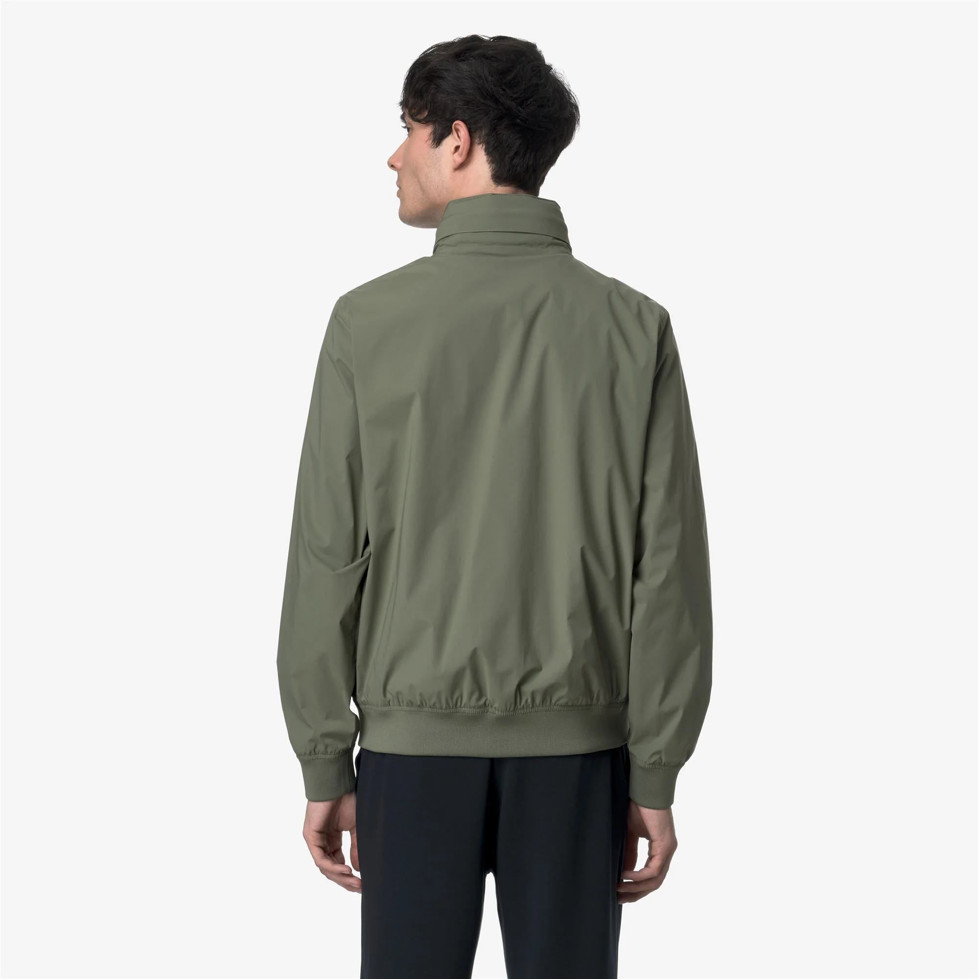 AMAURY STRETCH NYLON JERSEY - Jackets - Short - Man - GREEN LICHEN - Image 5