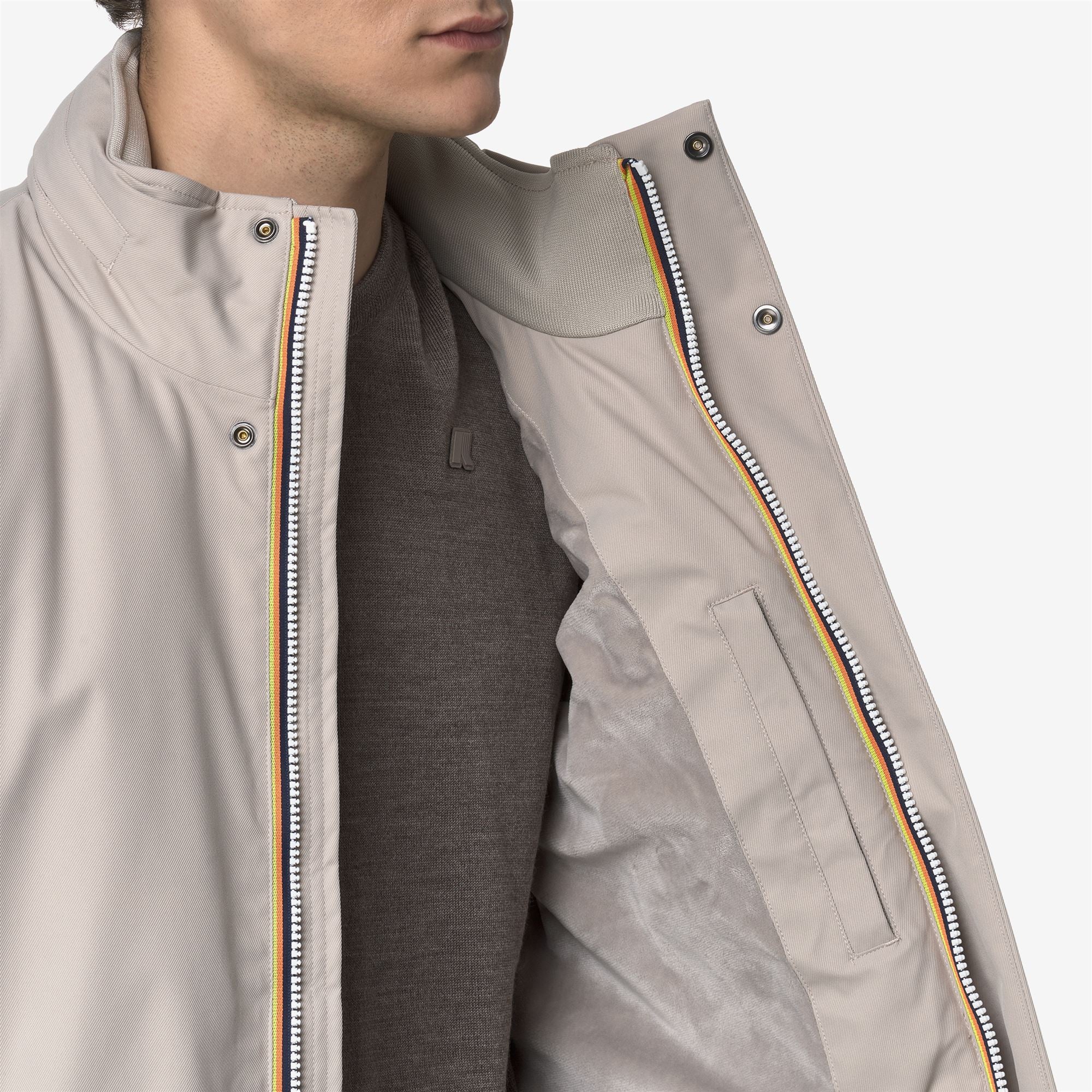 AMAURY TWILL MARMOTTA - Jackets - Short - Man - BEIGE CASHMERE-GREY GOAT - Image 2