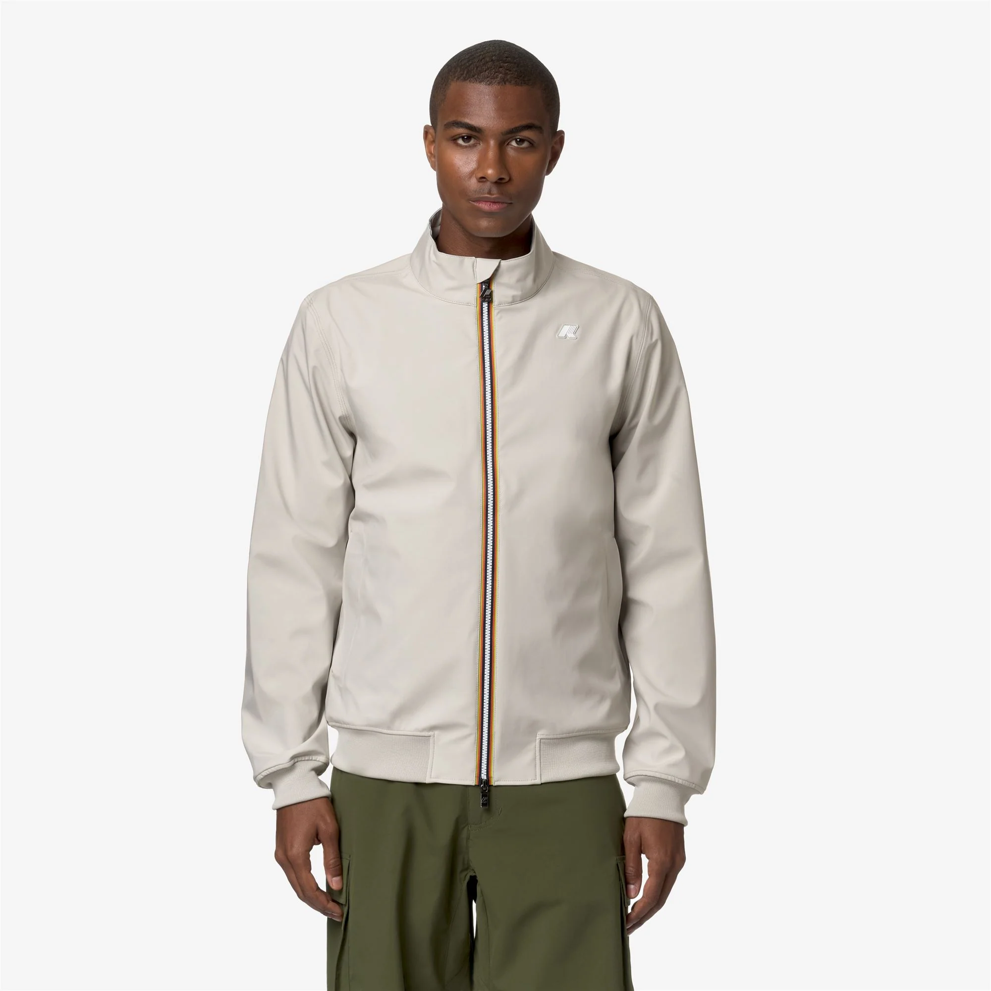 ARSENE BONDED JERSEY - Jackets - Short - Man - BEIGE LT - Image 3