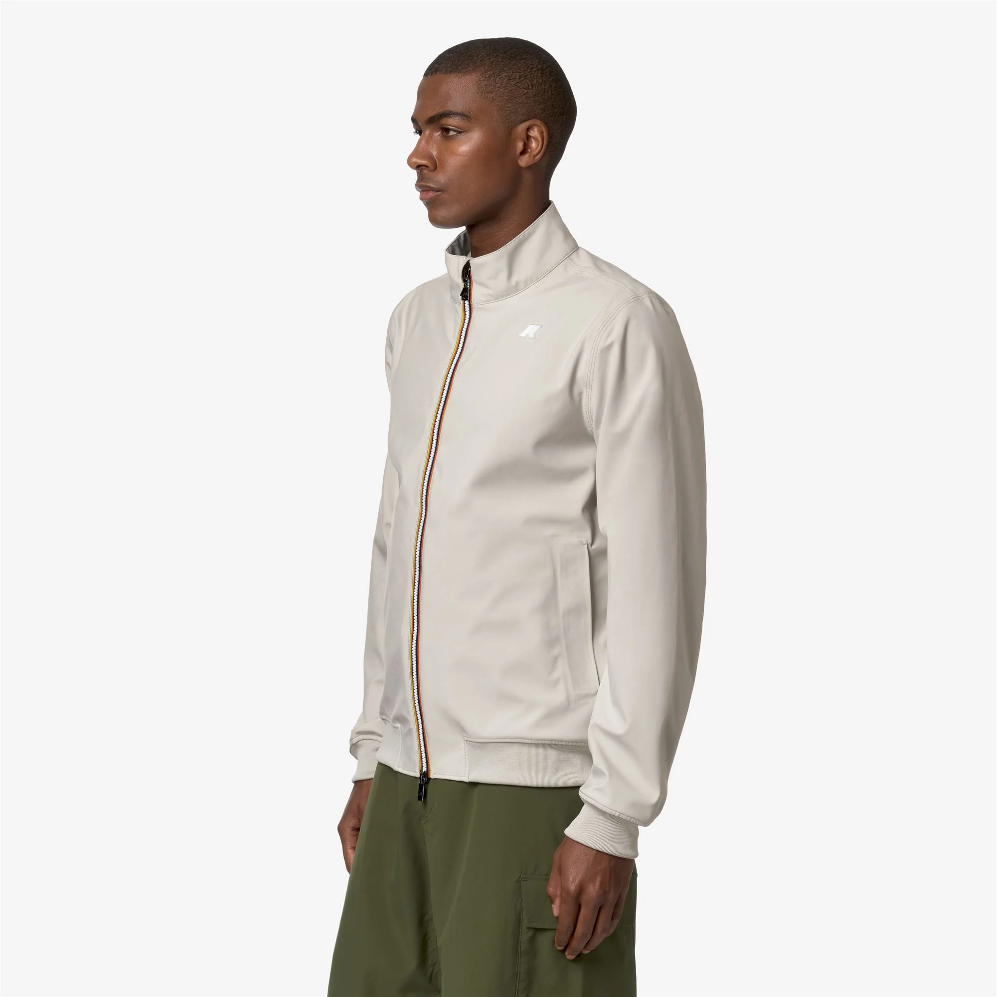 ARSENE BONDED JERSEY - Jackets - Short - Man - BEIGE LT - Image 4
