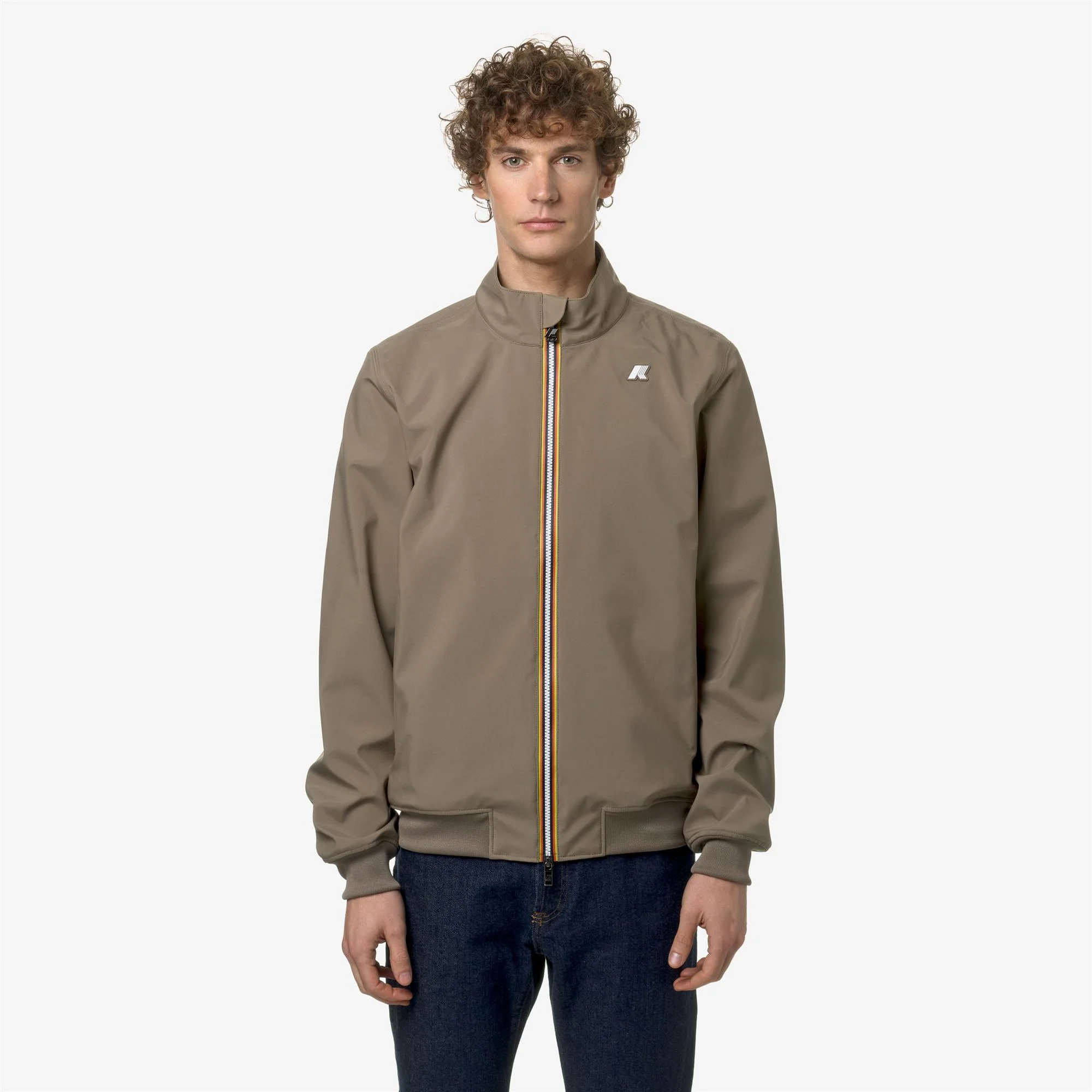 ARSENE BONDED JERSEY - Jackets - Short - Man - BEIGE TAUPE - Image 3
