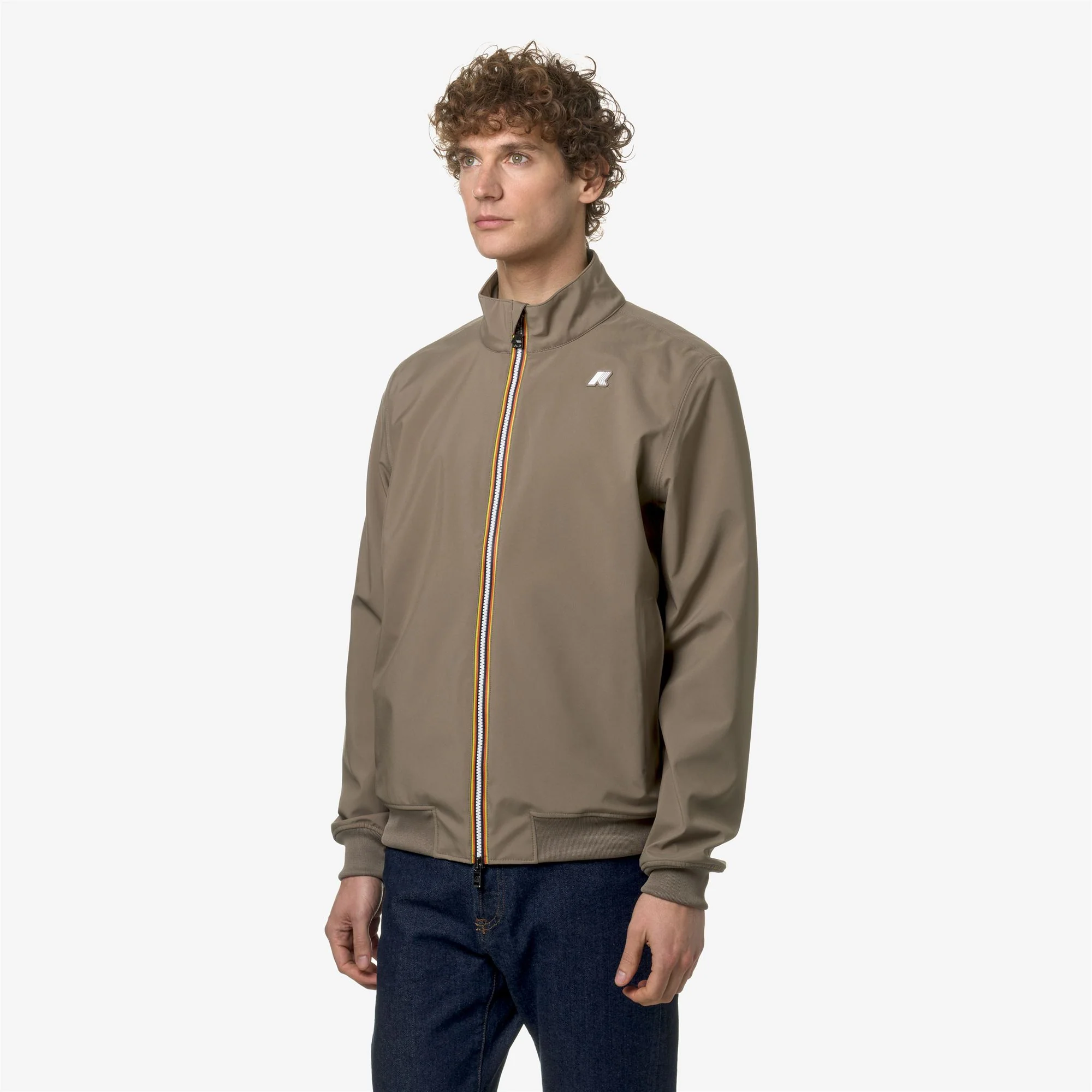 ARSENE BONDED JERSEY - Jackets - Short - Man - BEIGE TAUPE - Image 4