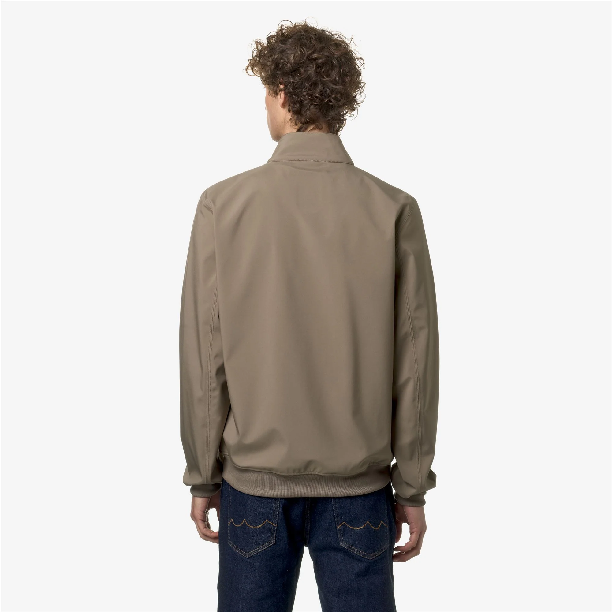 ARSENE BONDED JERSEY - Jackets - Short - Man - BEIGE TAUPE - Image 5
