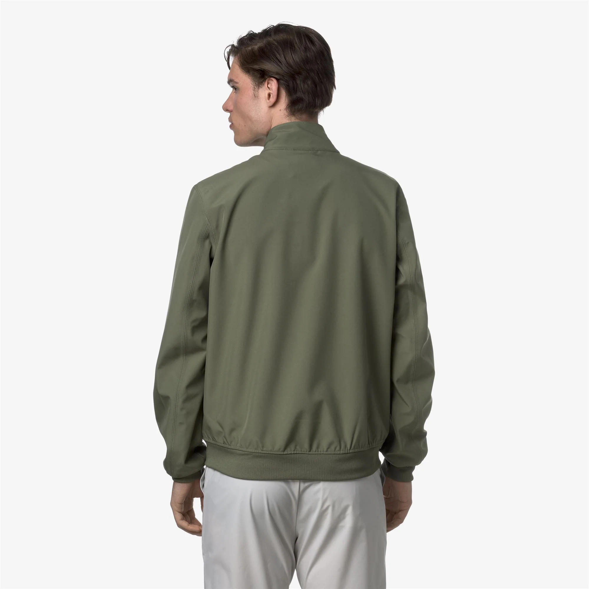 ARSENE BONDED JERSEY - Jackets - Short - Man - GREEN LICHEN - Image 5