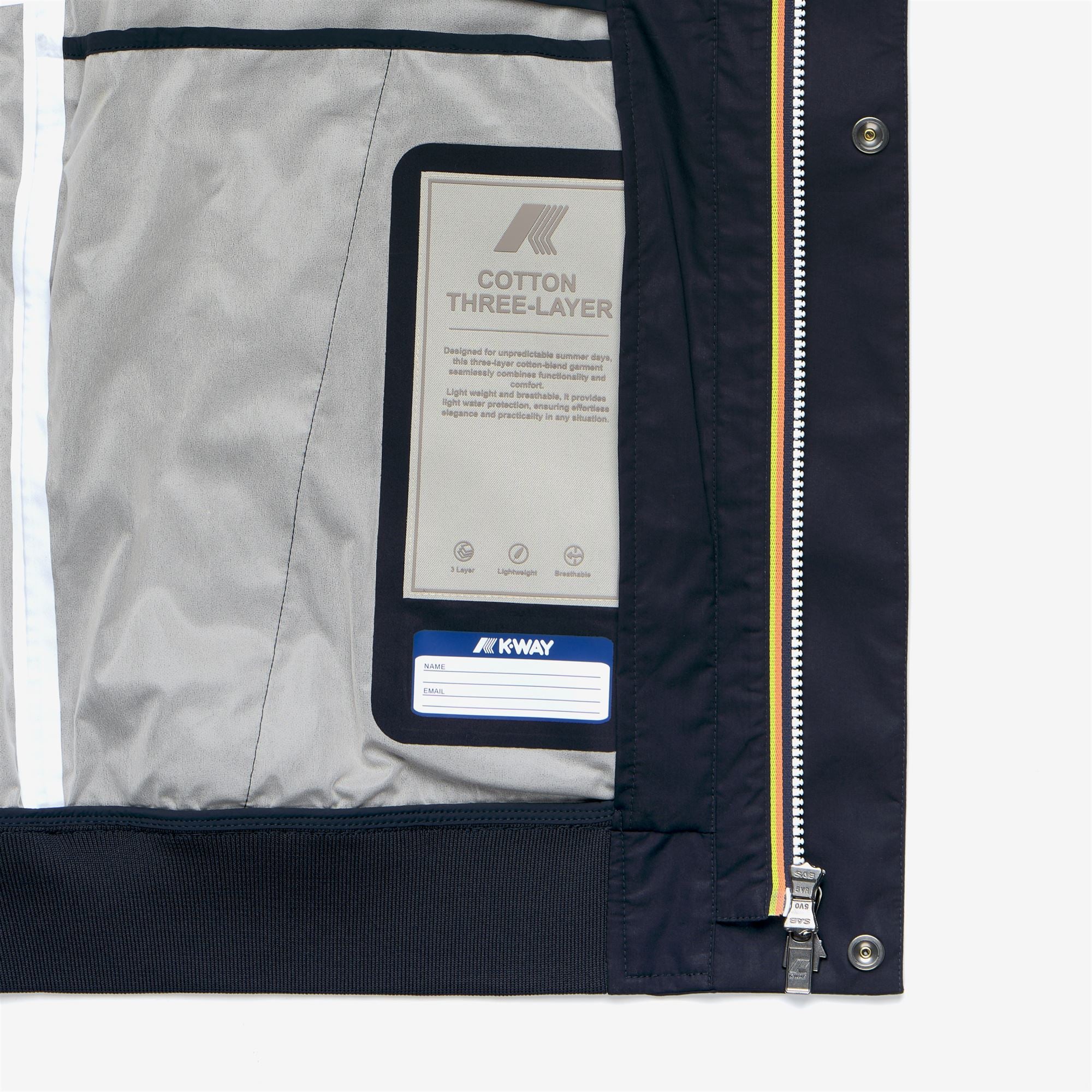ARSENE COTTON 3LAYERS - Jackets - Short - Man - BLUE DEPTH - Image 2