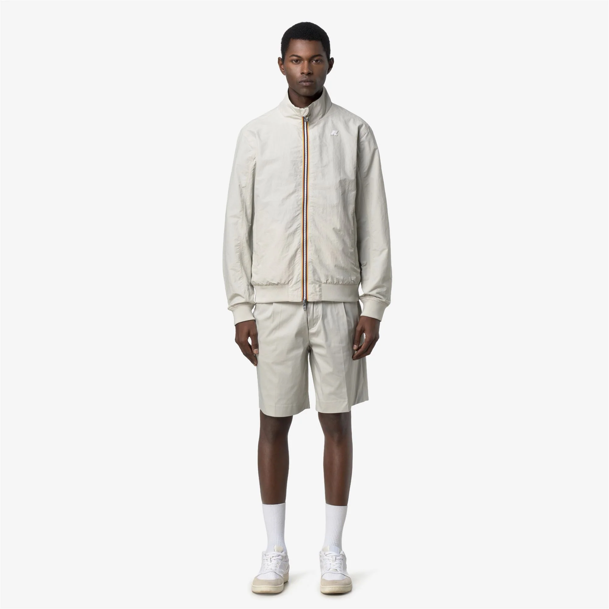 ARSENE COTTON REVERSIBLE - Jackets - Short - Man - BEIGE LT-GREEN LICHEN - Image 4