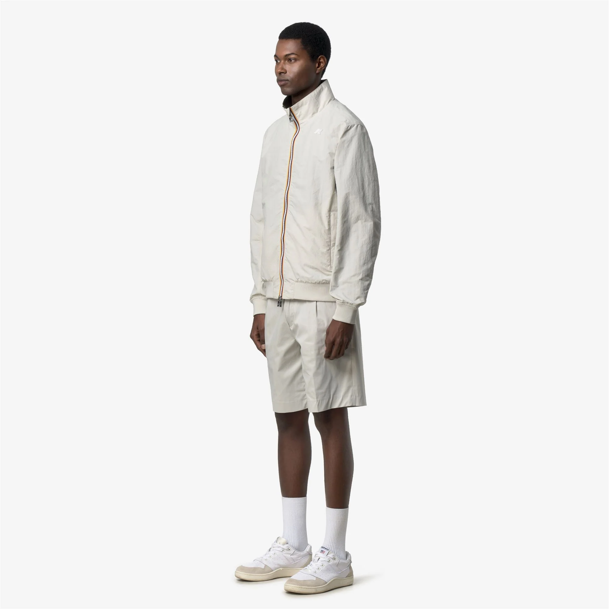 ARSENE COTTON REVERSIBLE - Jackets - Short - Man - BEIGE LT-GREEN LICHEN - Image 5
