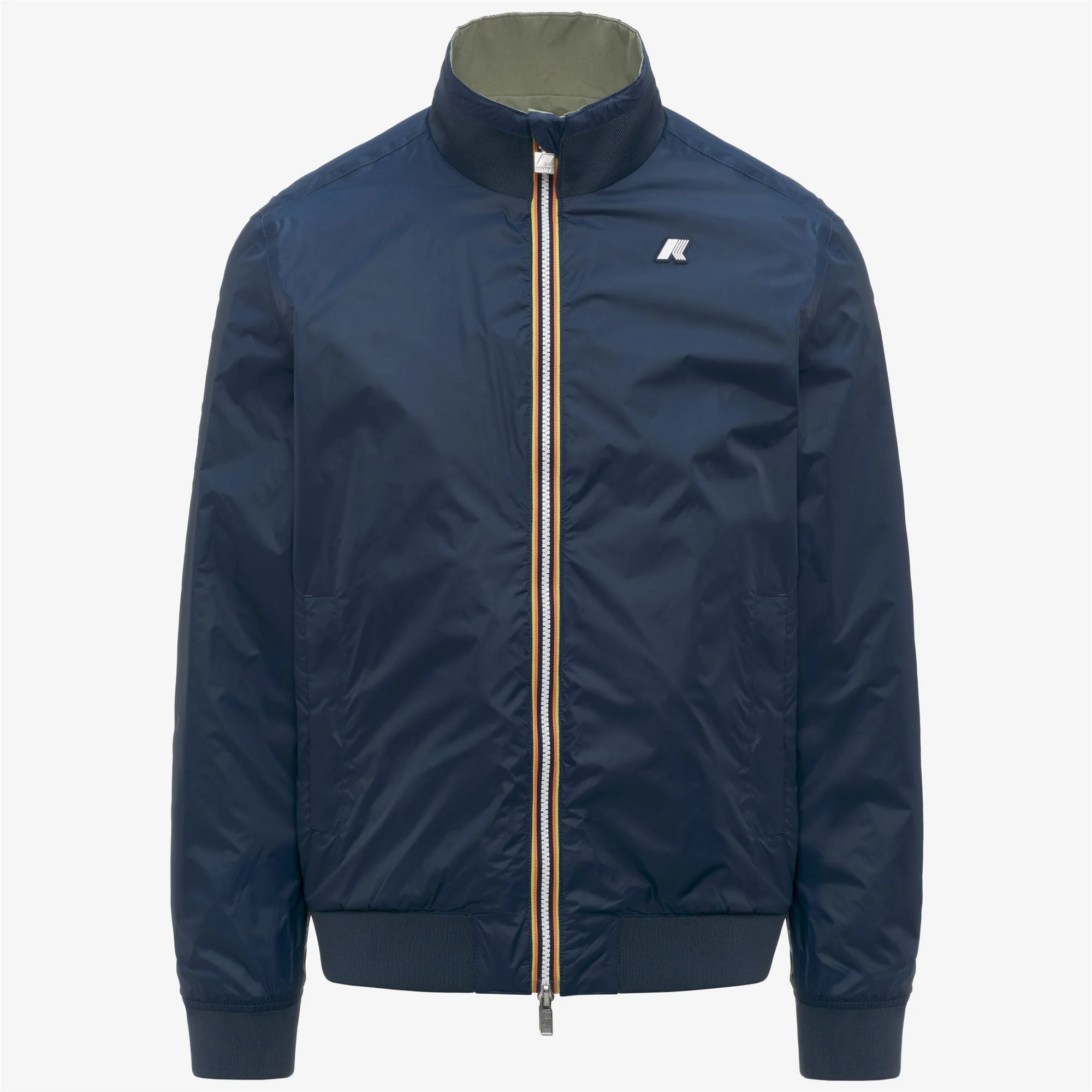 ARSENE COTTON REVERSIBLE - Jackets - Short - Man - GREEN LICHEN-BLUE INSIGNIA - Image 2