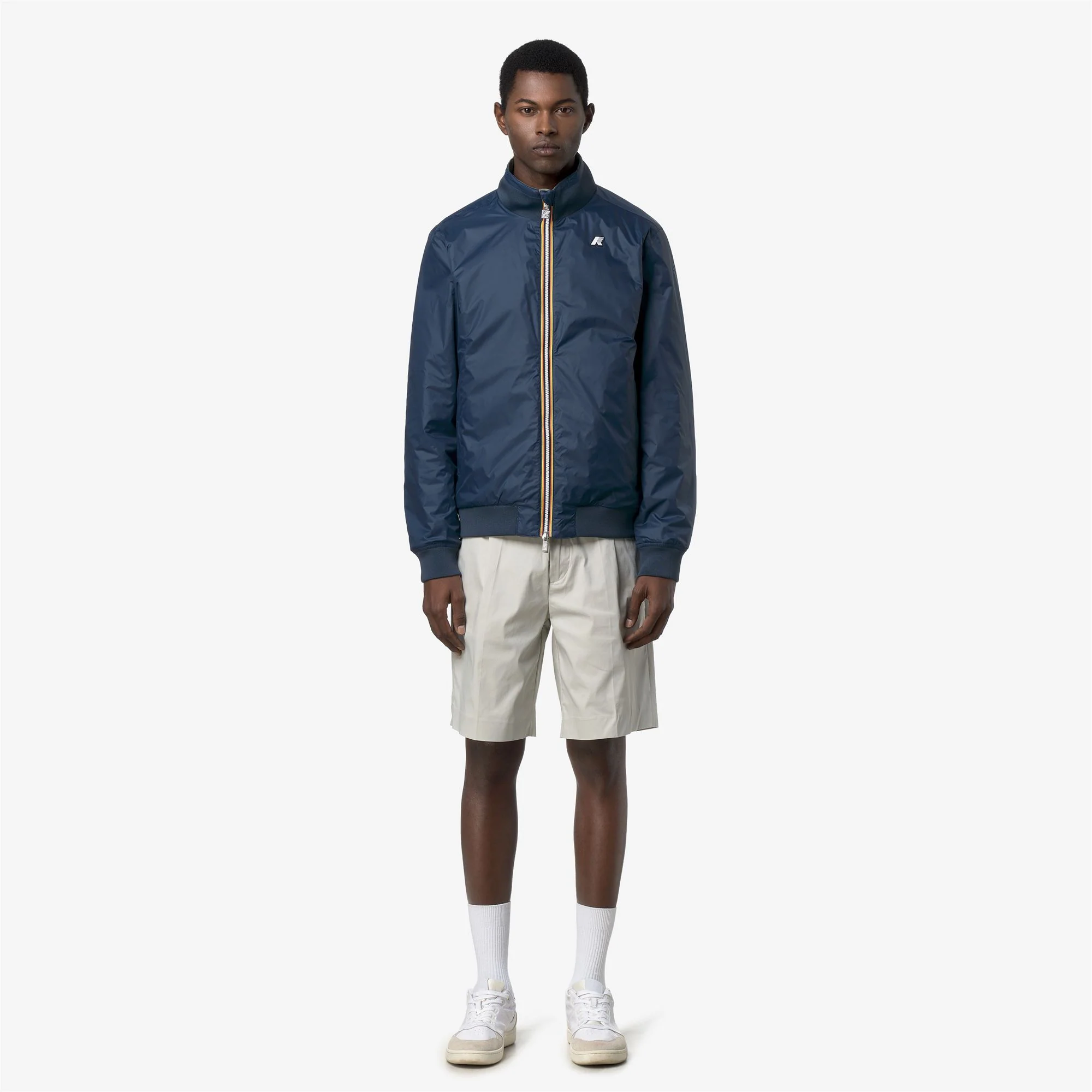 ARSENE COTTON REVERSIBLE - Jackets - Short - Man - GREEN LICHEN-BLUE INSIGNIA - Image 3