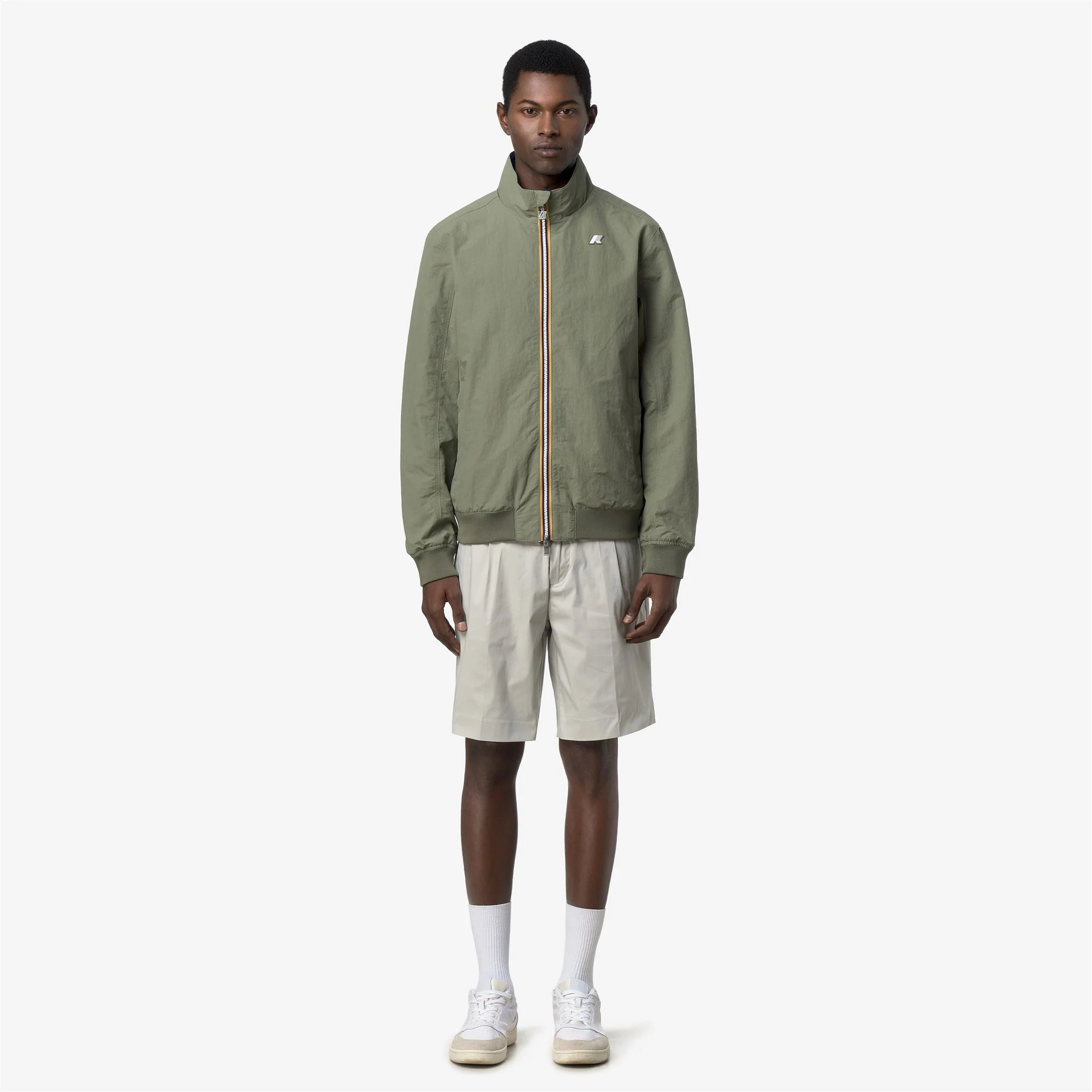 ARSENE COTTON REVERSIBLE - Jackets - Short - Man - GREEN LICHEN-BLUE INSIGNIA - Image 4