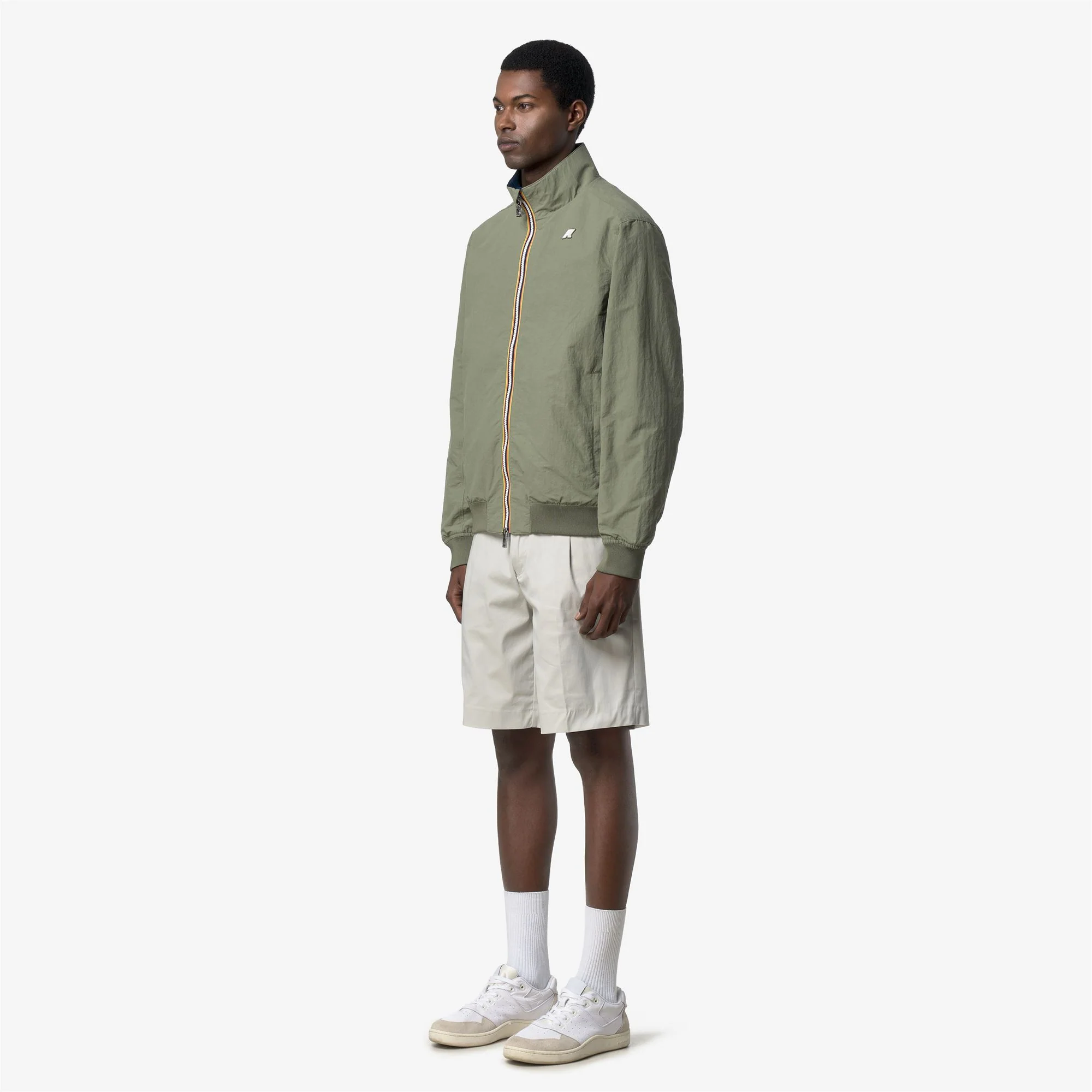ARSENE COTTON REVERSIBLE - Jackets - Short - Man - GREEN LICHEN-BLUE INSIGNIA - Image 5