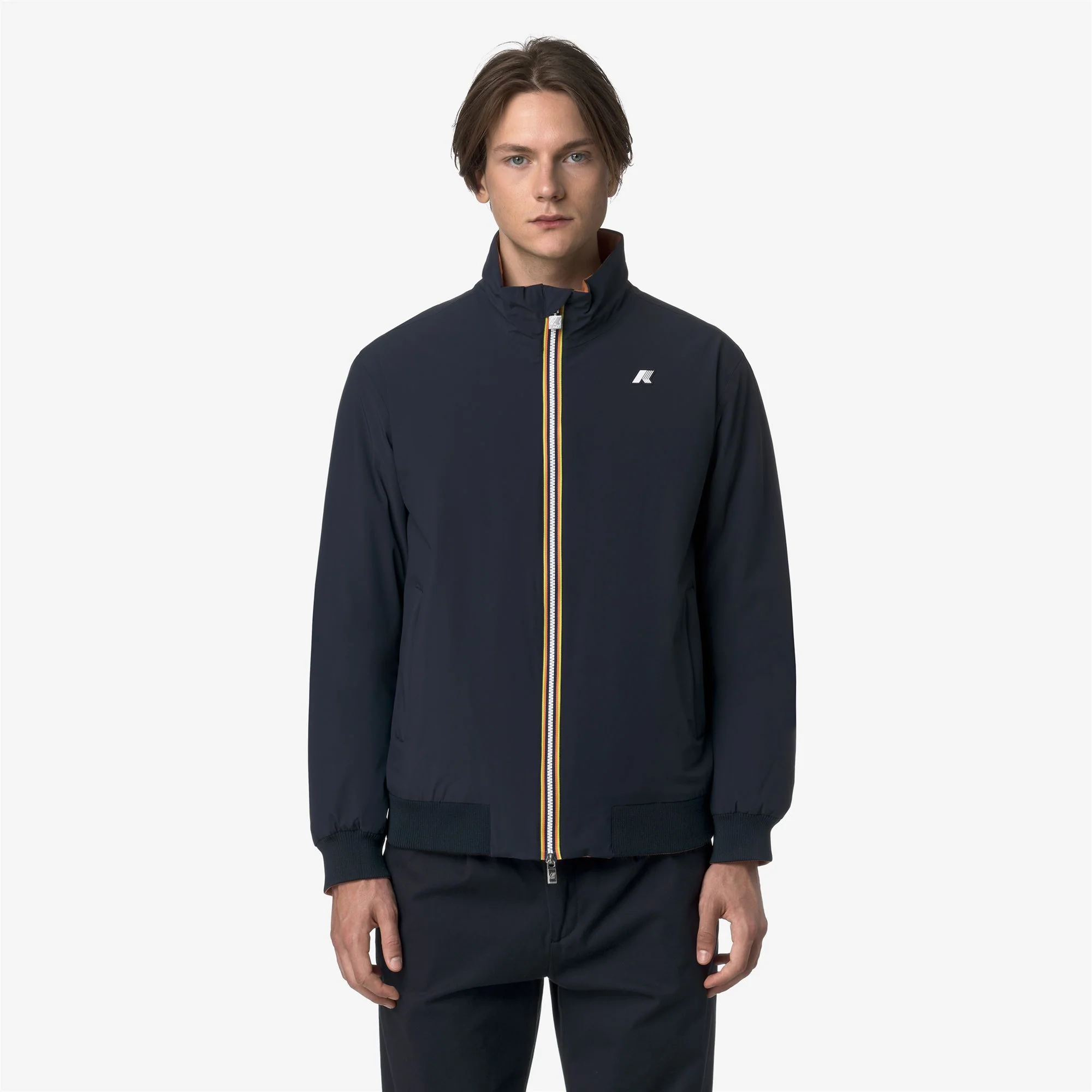 ARSENE ST WARM REVERSIBLE - Jackets - Short - Man - BLUE DEPTH-ORANGE ADOBE - Image 4