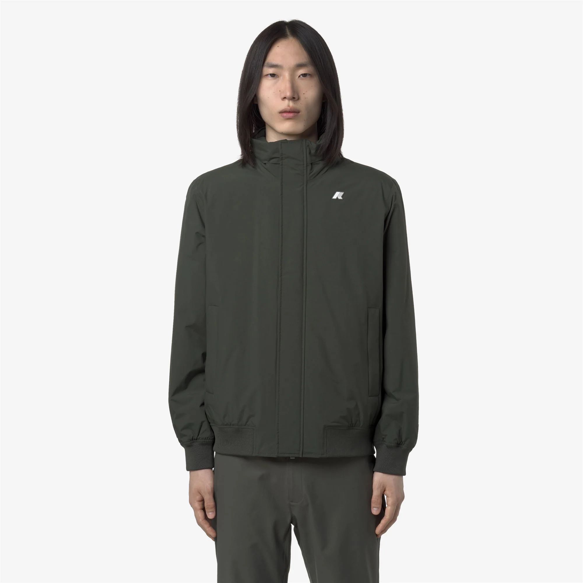 ARSENE WARM OTTOMAN - Jackets - Short - Man - GREEN BLACKISH - Image 3