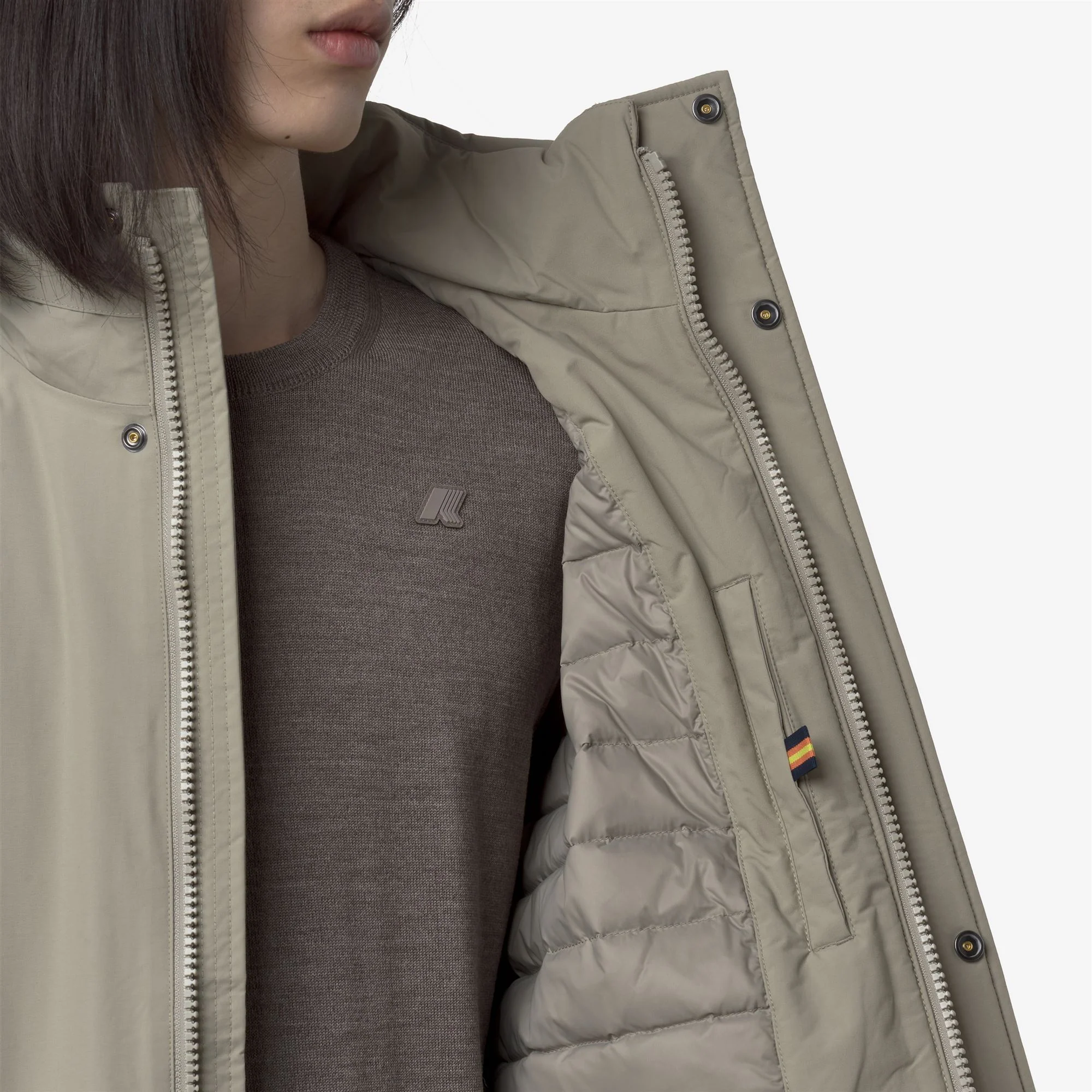 ARSENE WARM OTTOMAN - Jackets - Short - Man - GREEN OAK - Image 2