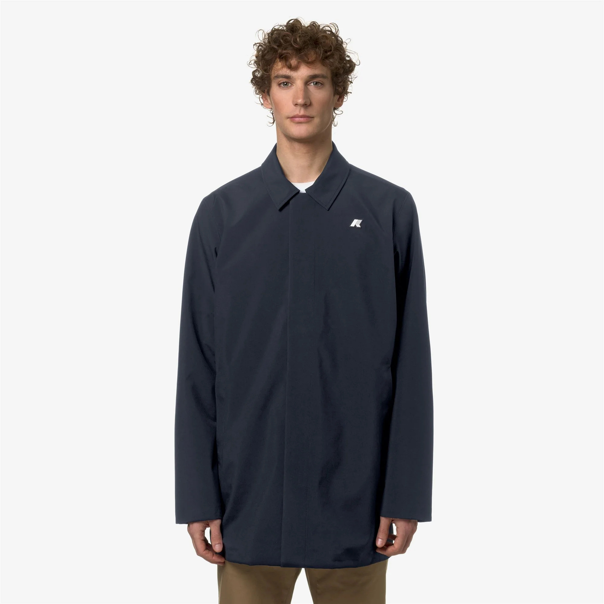 BENNY BONDED JERSEY - Jackets - 3/4 LENGTH - Man - BLUE DEPTH - Image 3