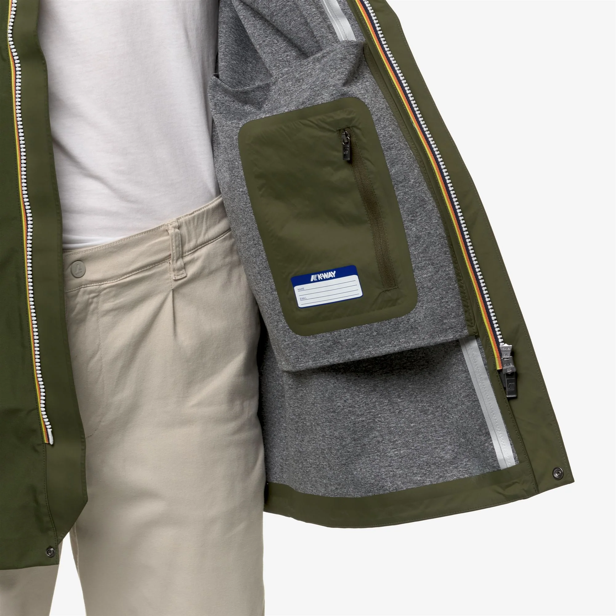 BENNY BONDED JERSEY - Jackets - 3/4 LENGTH - Man - GREEN CYPRESS - Image 2