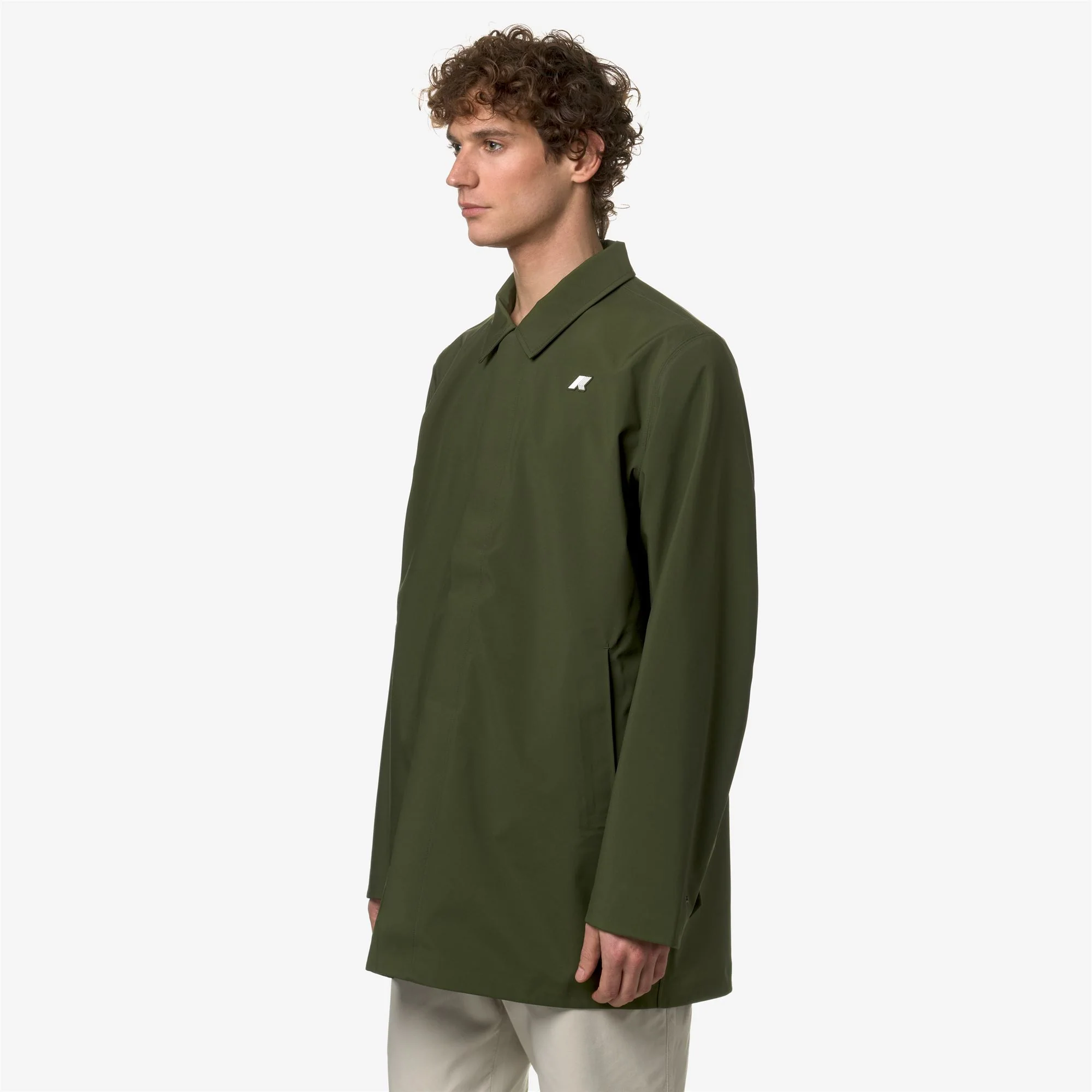 BENNY BONDED JERSEY - Jackets - 3/4 LENGTH - Man - GREEN CYPRESS - Image 4